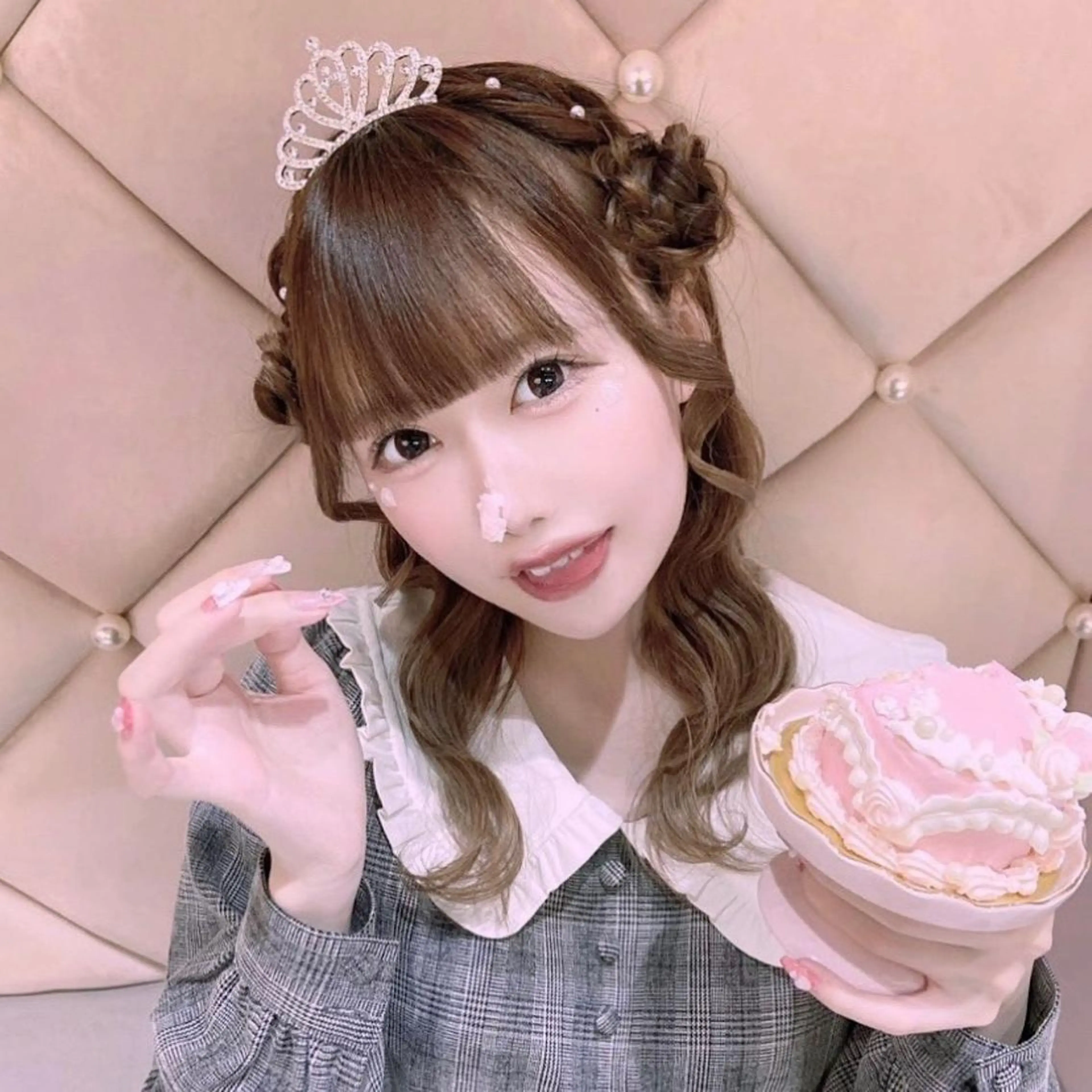 セミロング 🎀ふわふわアイドル ヘアメ🎀AYANEのヘアスタイル