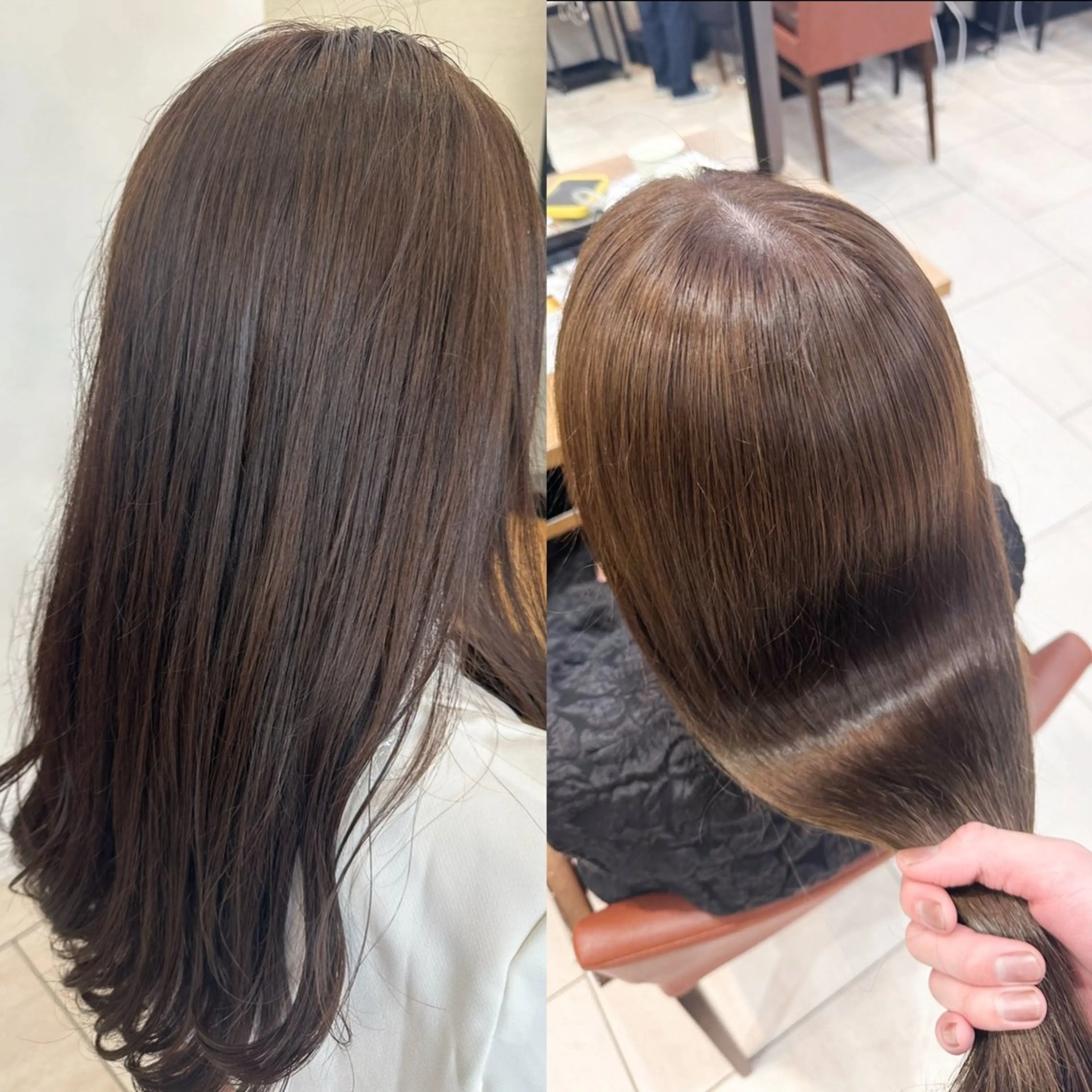 カラー 透明感カラー メンズカット/ フェザーパーマ/げんのヘアスタイル