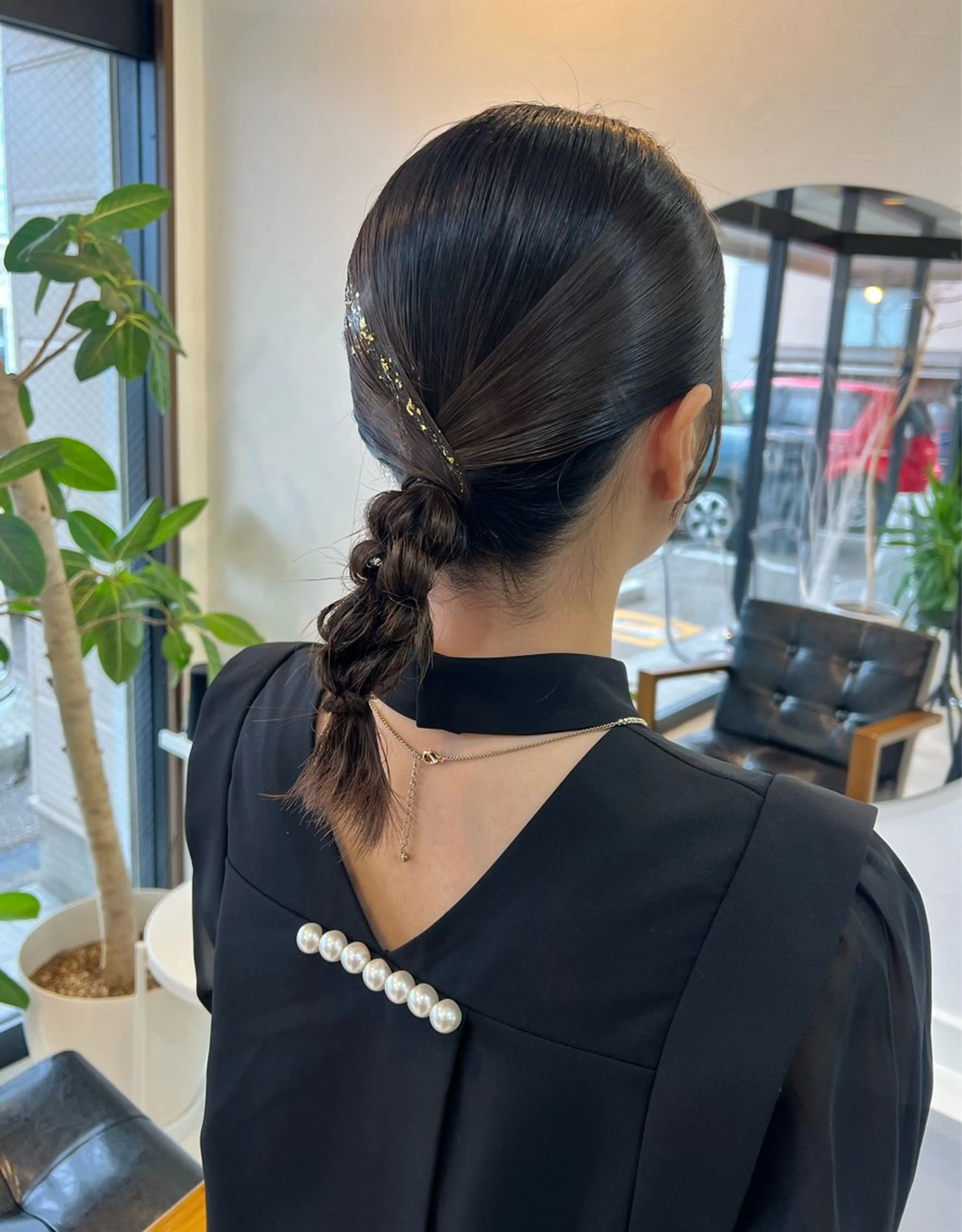 ヘアアレンジ ヘアセット カドムラ モエのマツエク・マツパデザイン