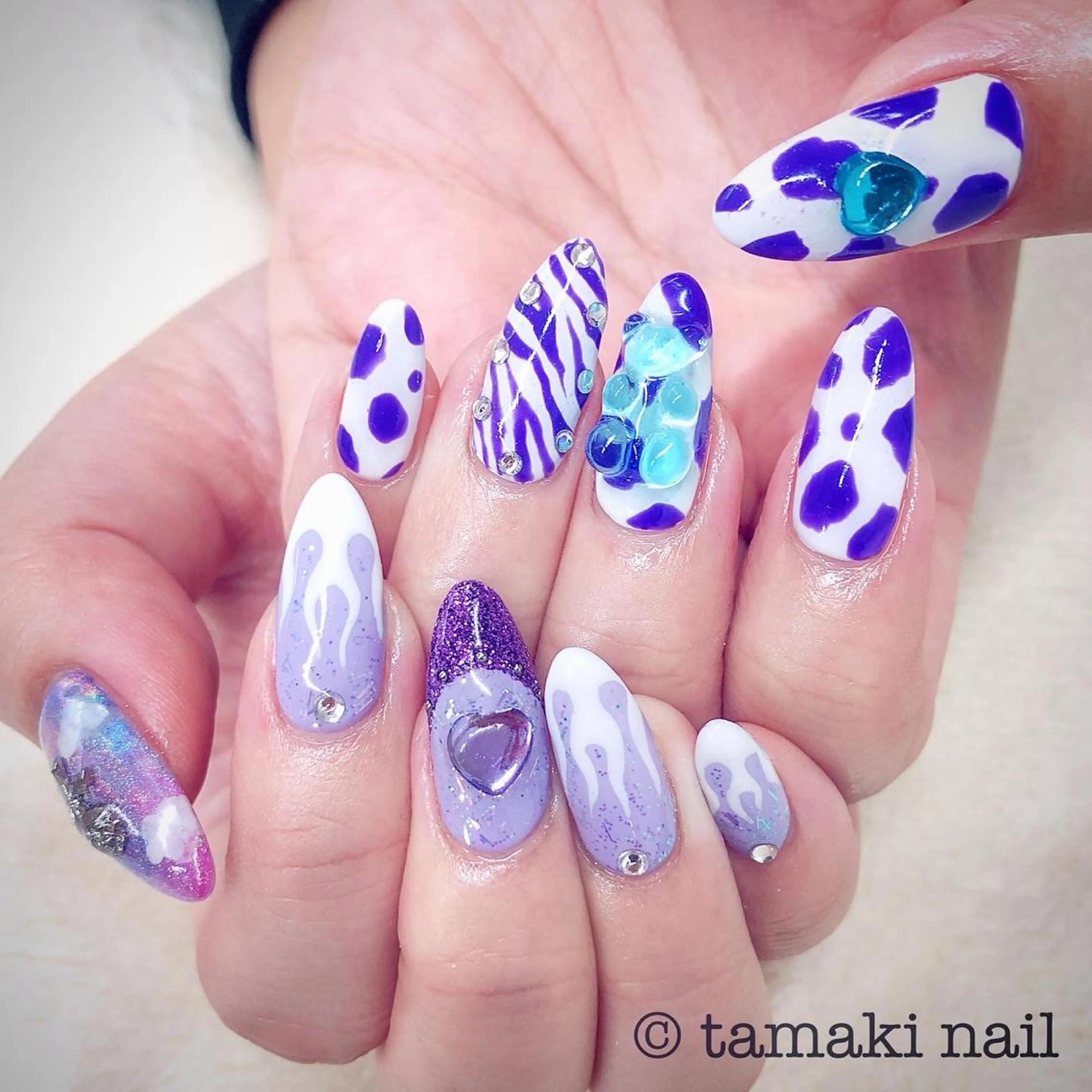 ネイル 持ち込み ハンドネイル MAYME TAMAKIのネイルデザイン