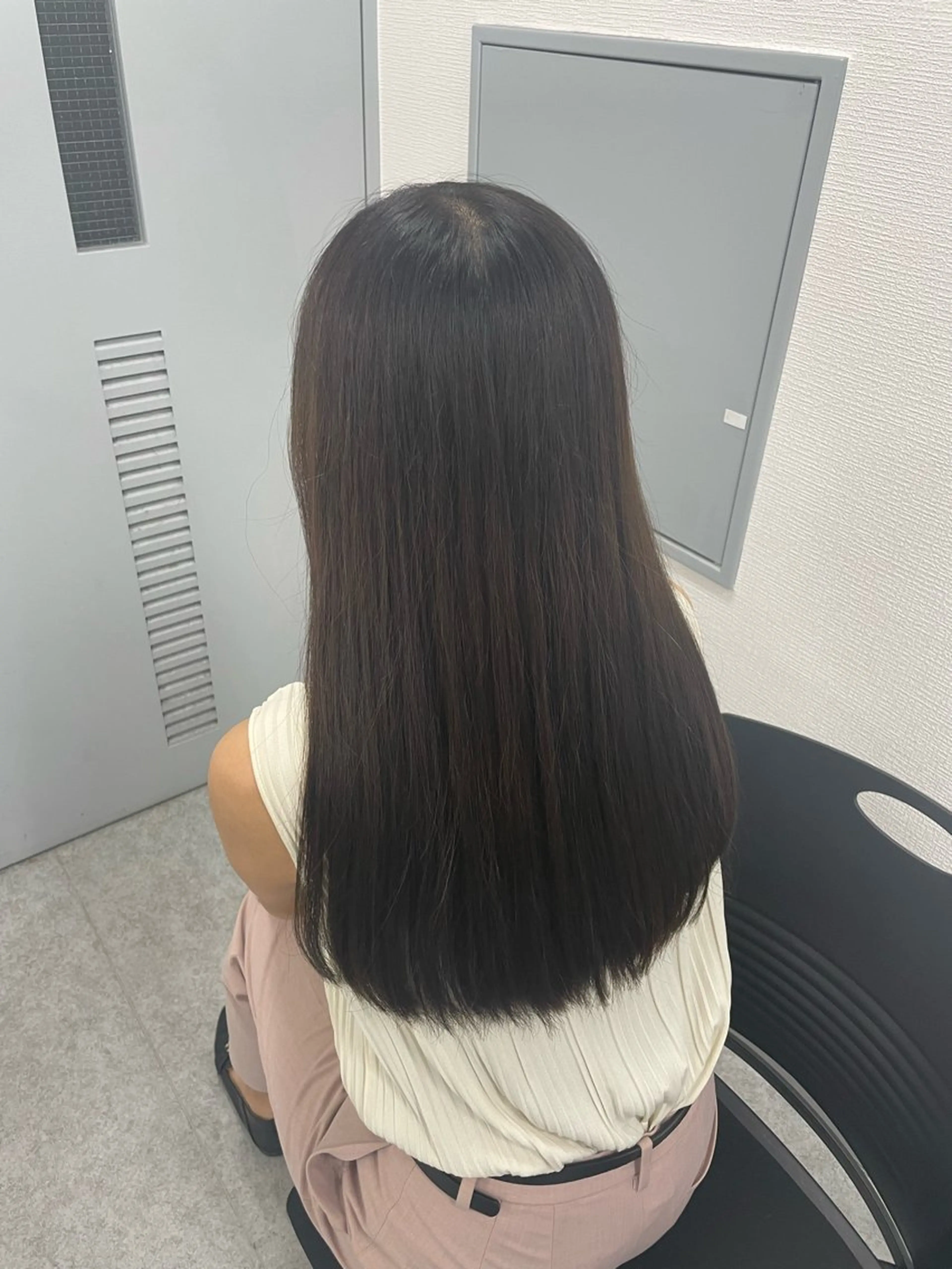 ロング カラー 中韓レイヤー/ ブラウン🤎はやとのヘアスタイル