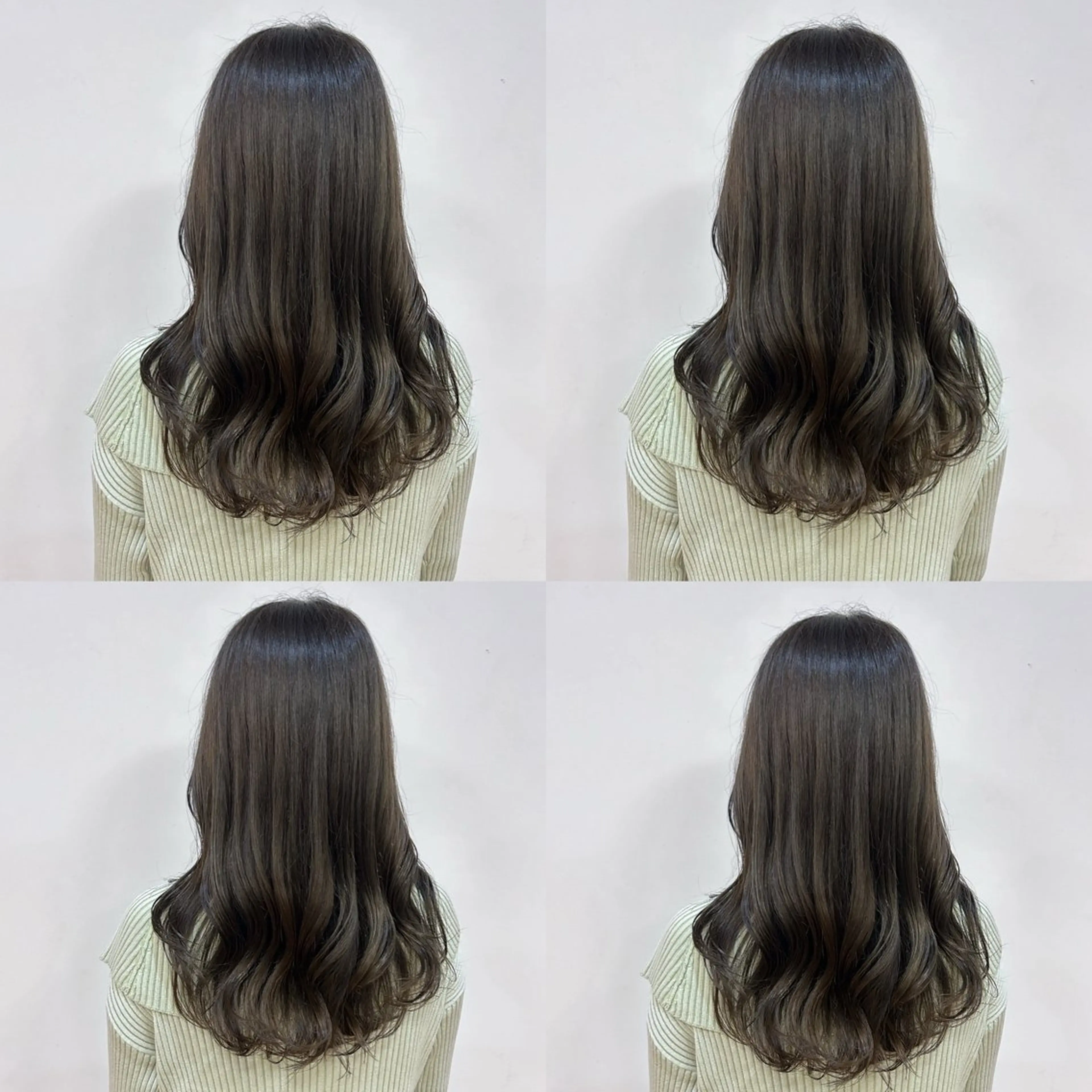 セミロング 河口 友里のヘアスタイル