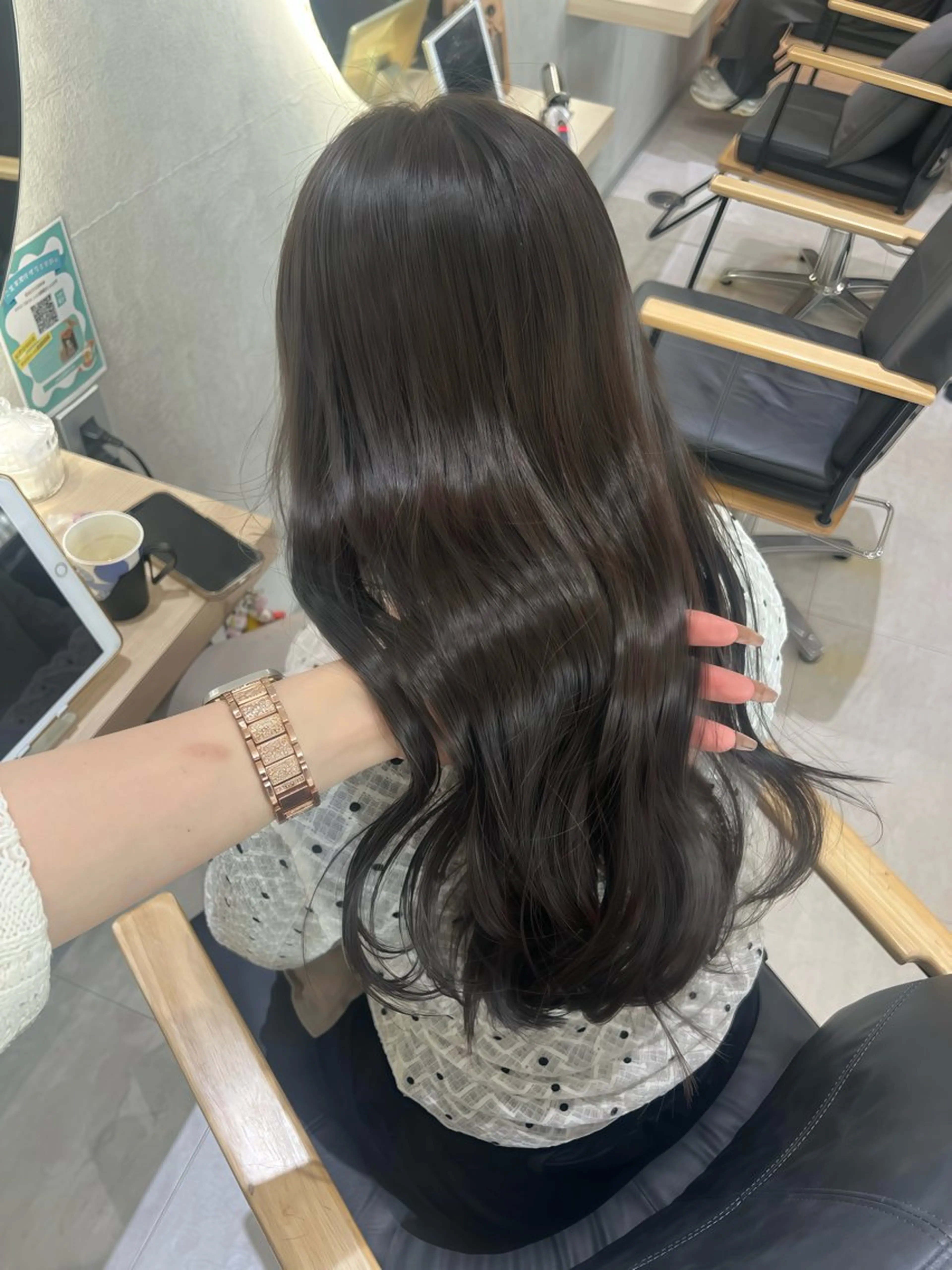 カラー 🫧艶カラー特化🫧 セット/mona🩵のヘアスタイル