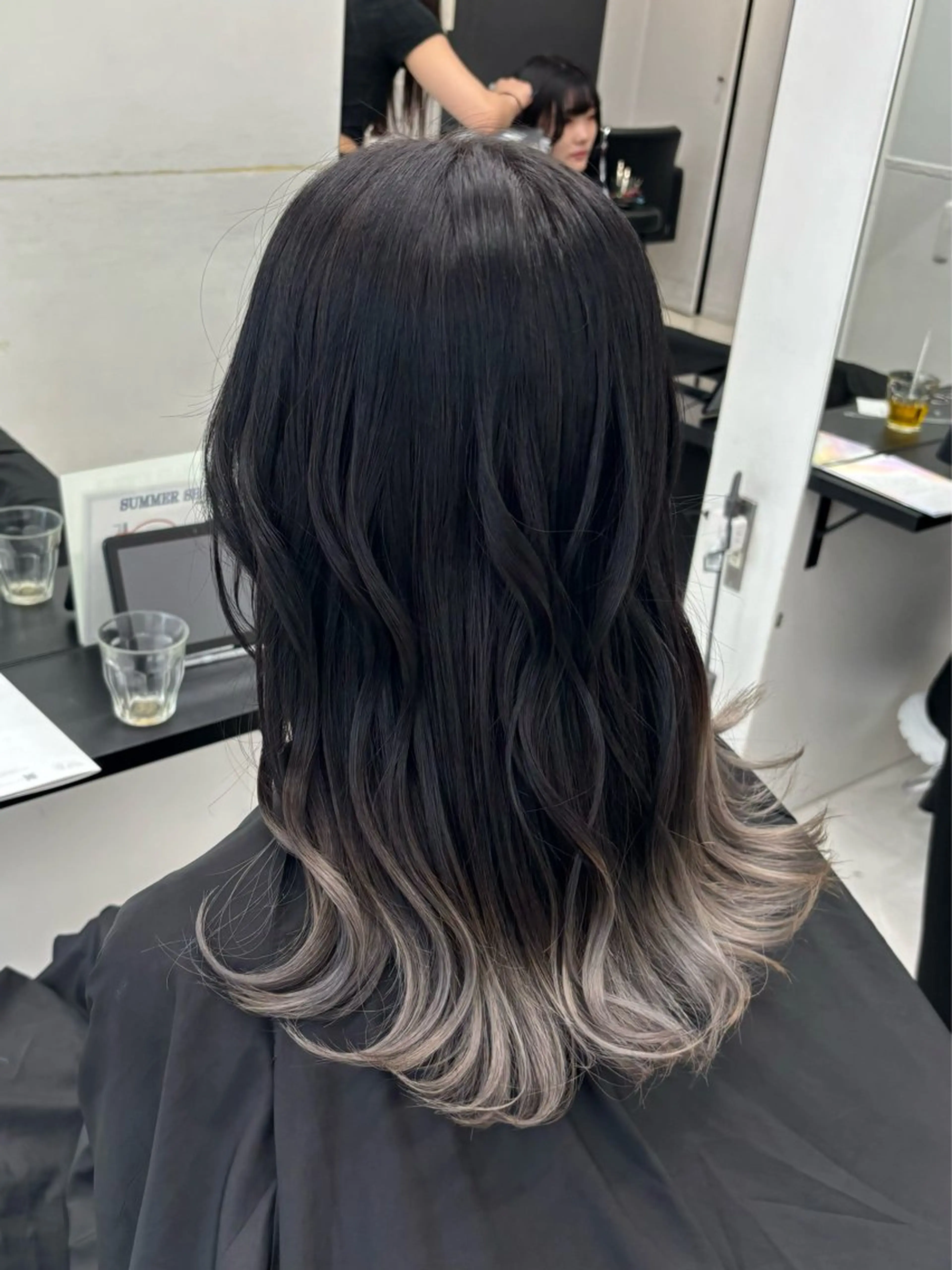 ミディアム カラー グラデーションカラー ヘアカラー トリートメント ⭐️無料!カット モデル募集⭐️夕貴のヘアスタイル