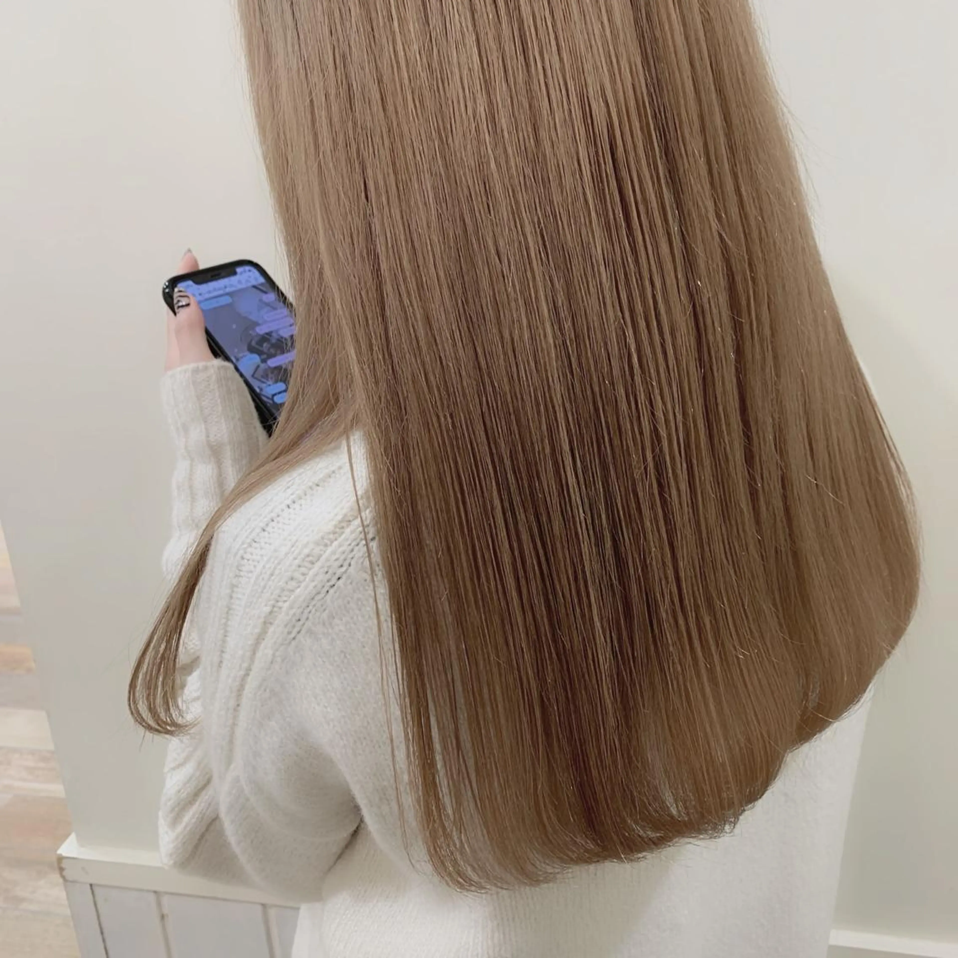 ロング トリートメント ブリーチなしWカラー ／レイヤー🎀マリノのヘアスタイル