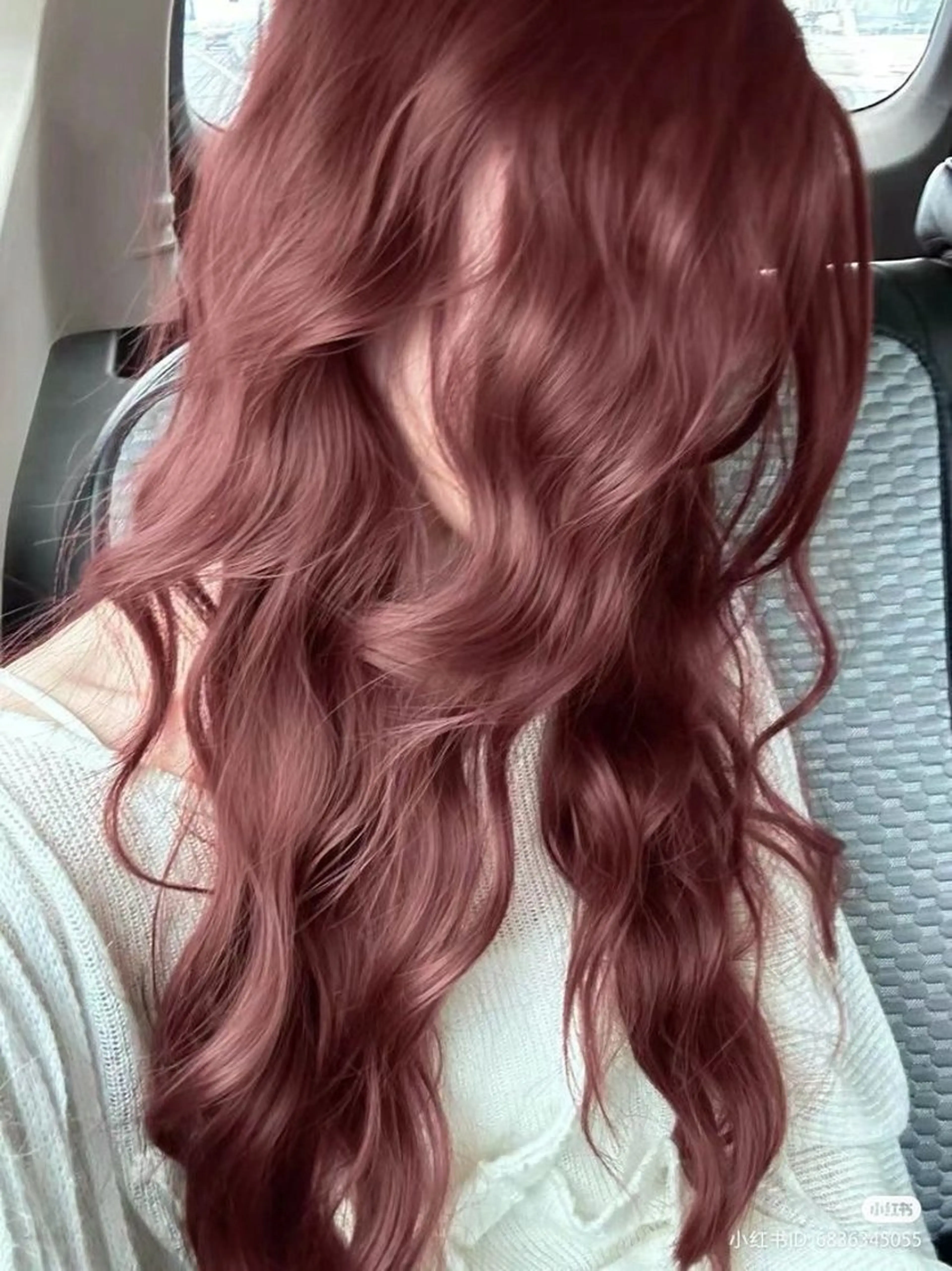 ロング カラー パーマ ヘアアレンジ ダブルカラー 髪質改善 トリートメント ヘアカラー トリートメント ヘッドスパ ヘアセット 💎韓国/ レイヤー カット/ 暖色🫧のヘアスタイル