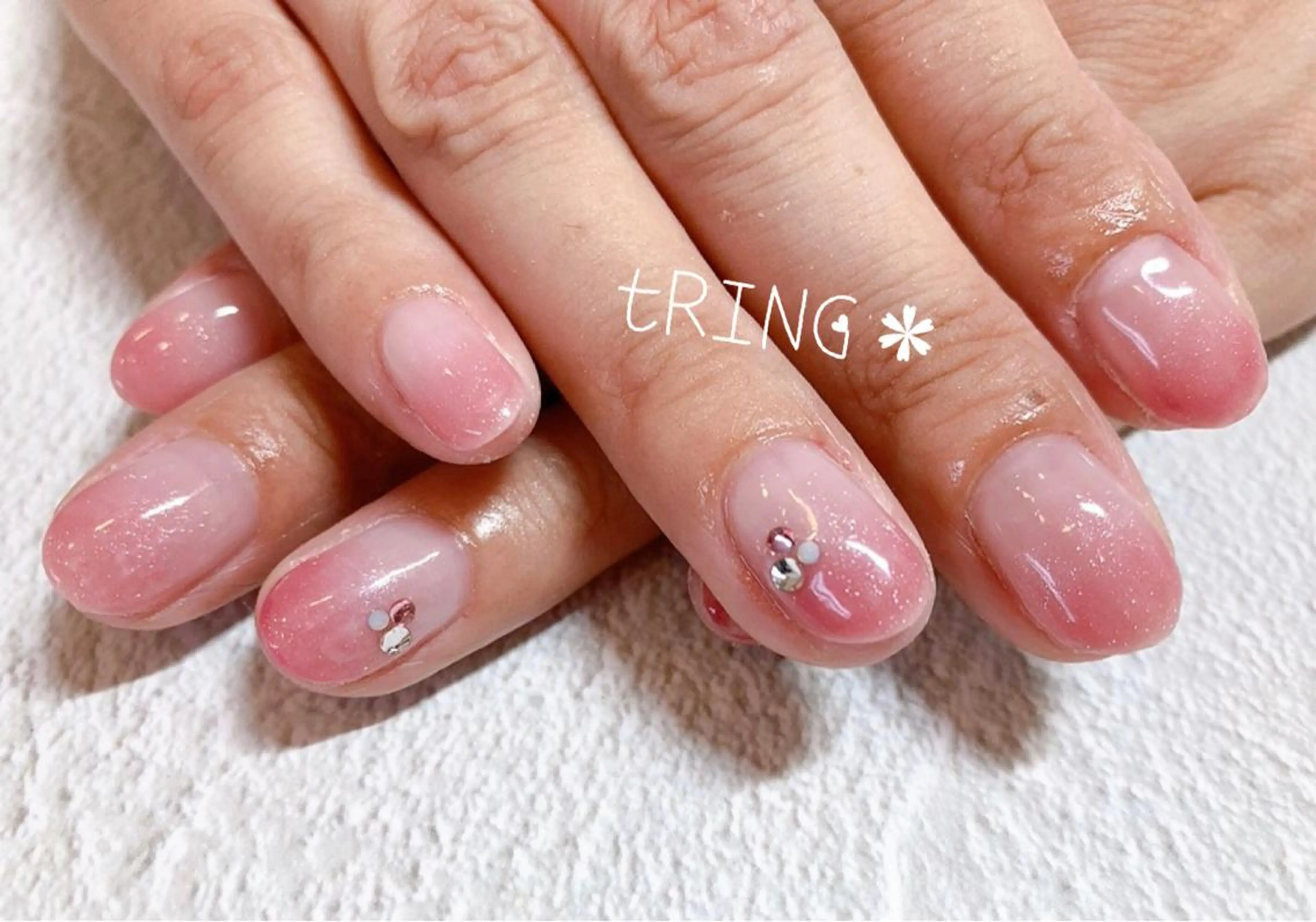 ネイル ハンドネイル tRING＊ しいの木台のネイルデザイン