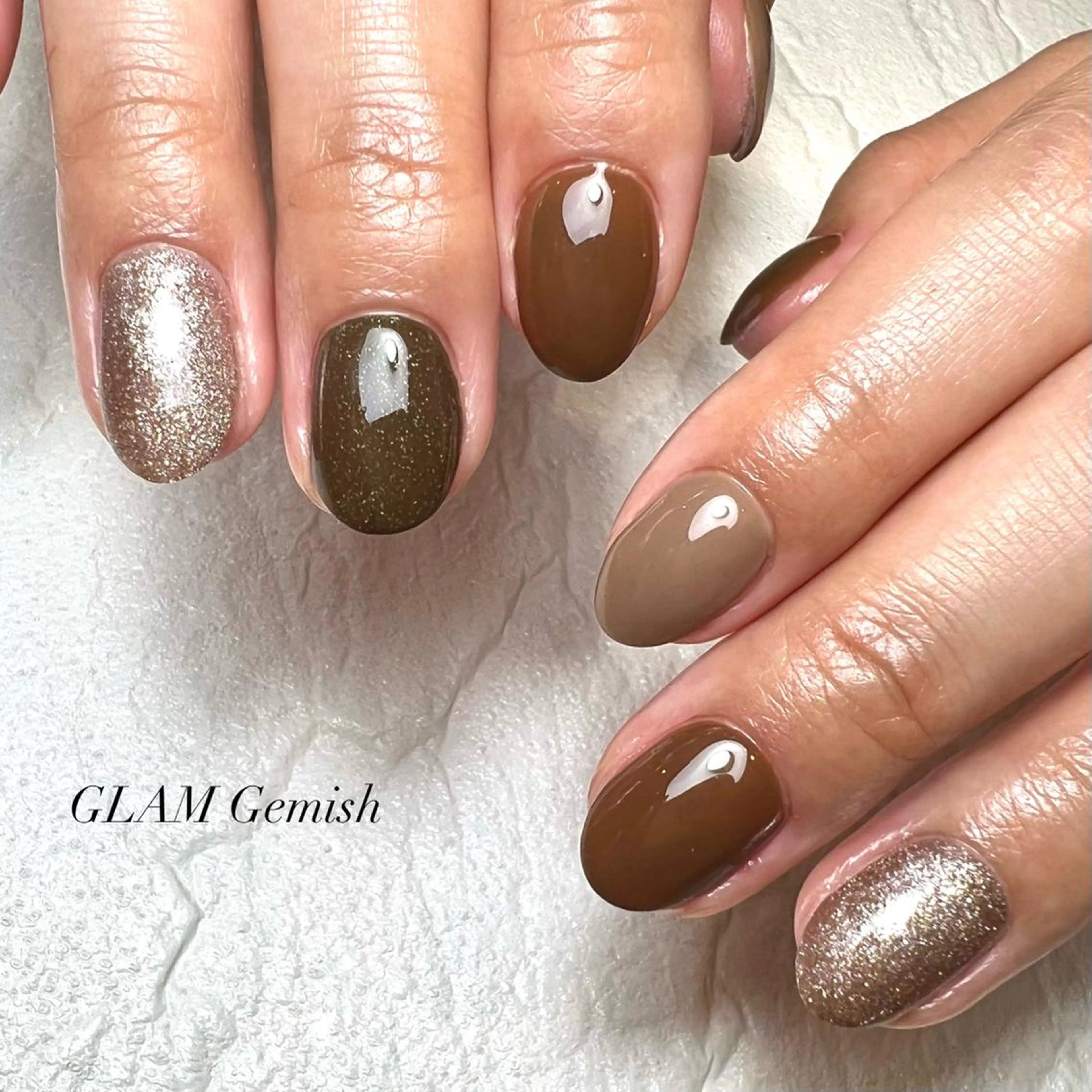 ネイル ワンカラーネイル フットネイル 藤崎 恵梨香のネイルデザイン