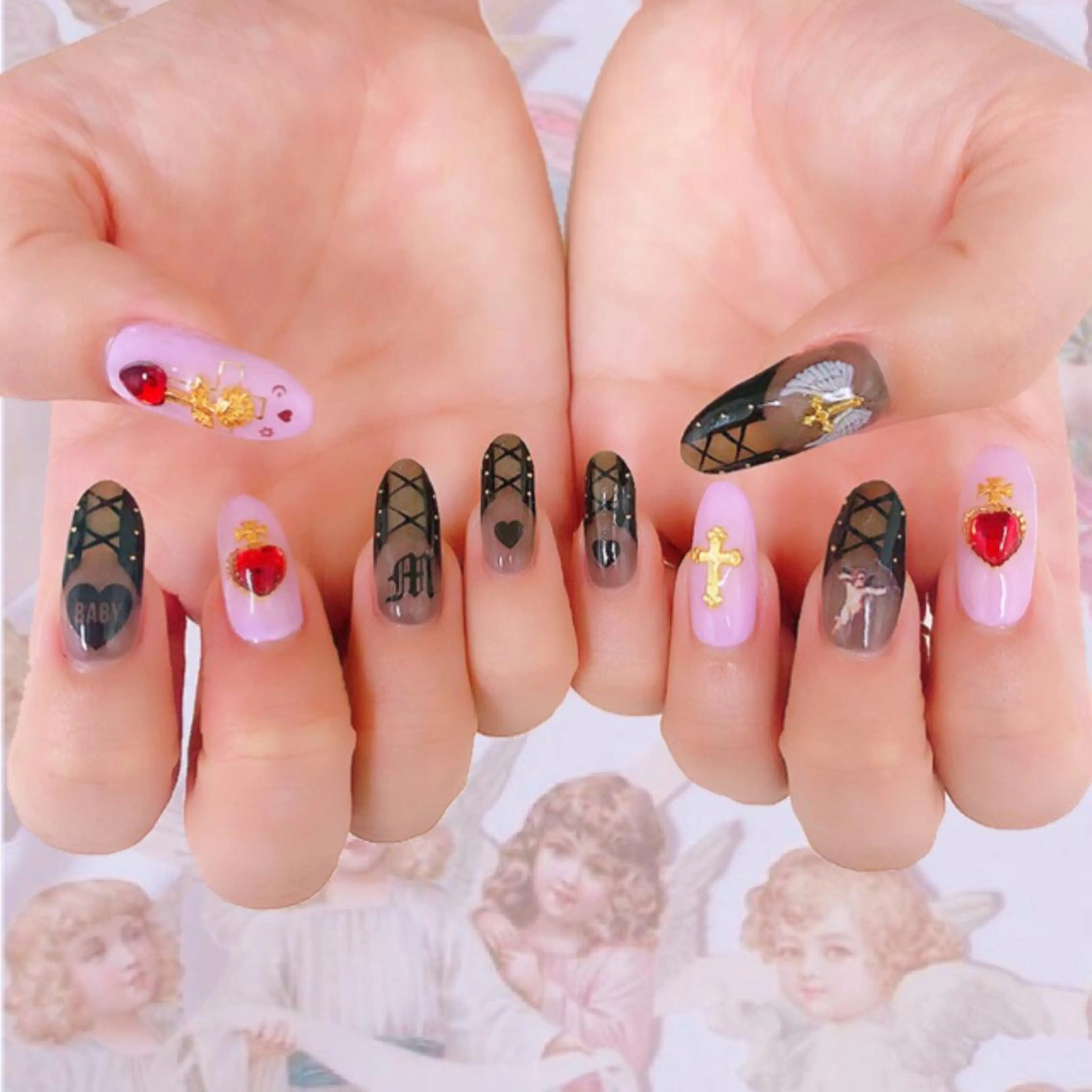 ネイル 持ち込み ハンドネイル フットネイル mi chiのネイルデザイン