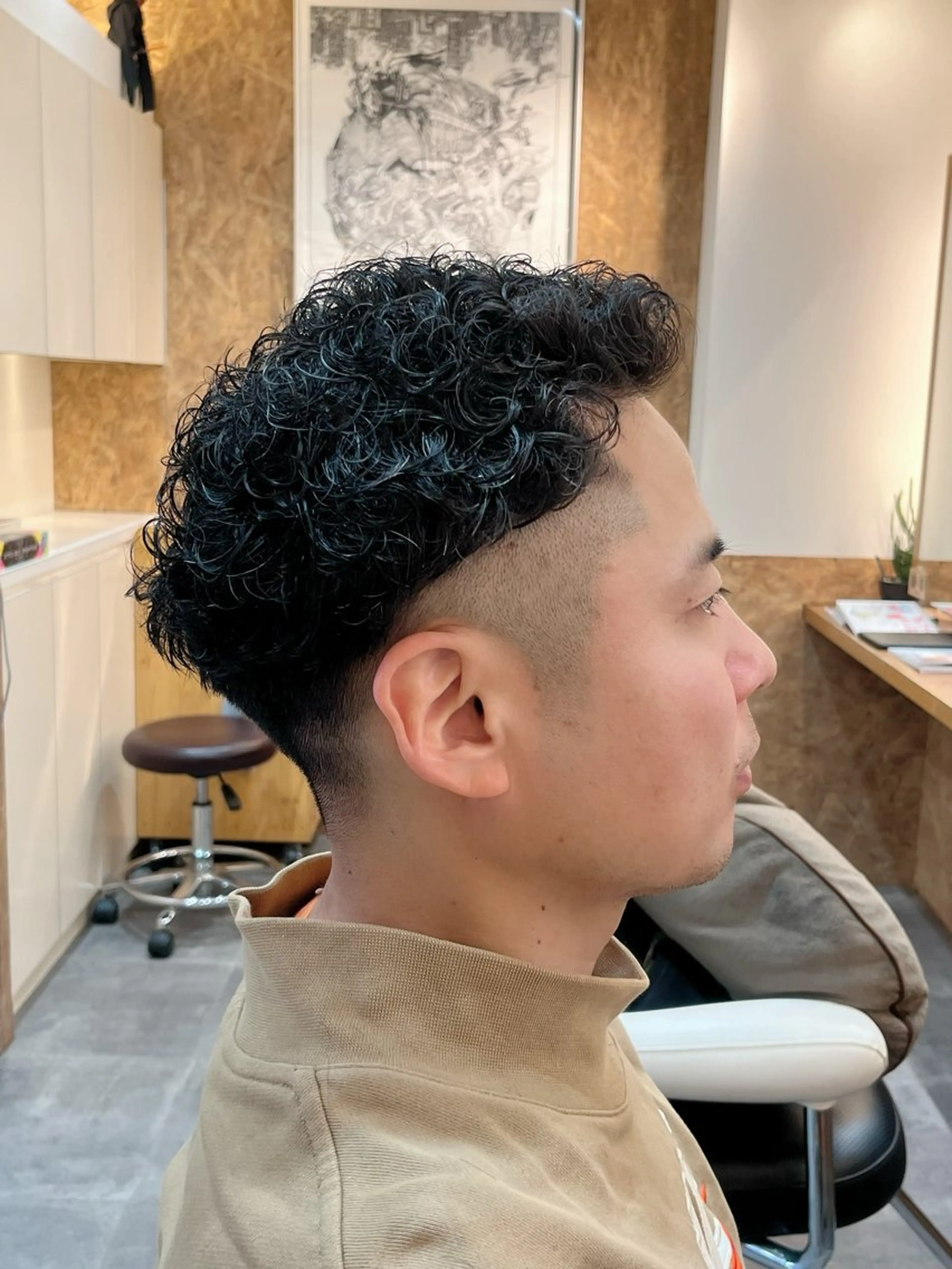 パーマ メンズ カット ヘッドスパ 佐藤 未来のヘアスタイル