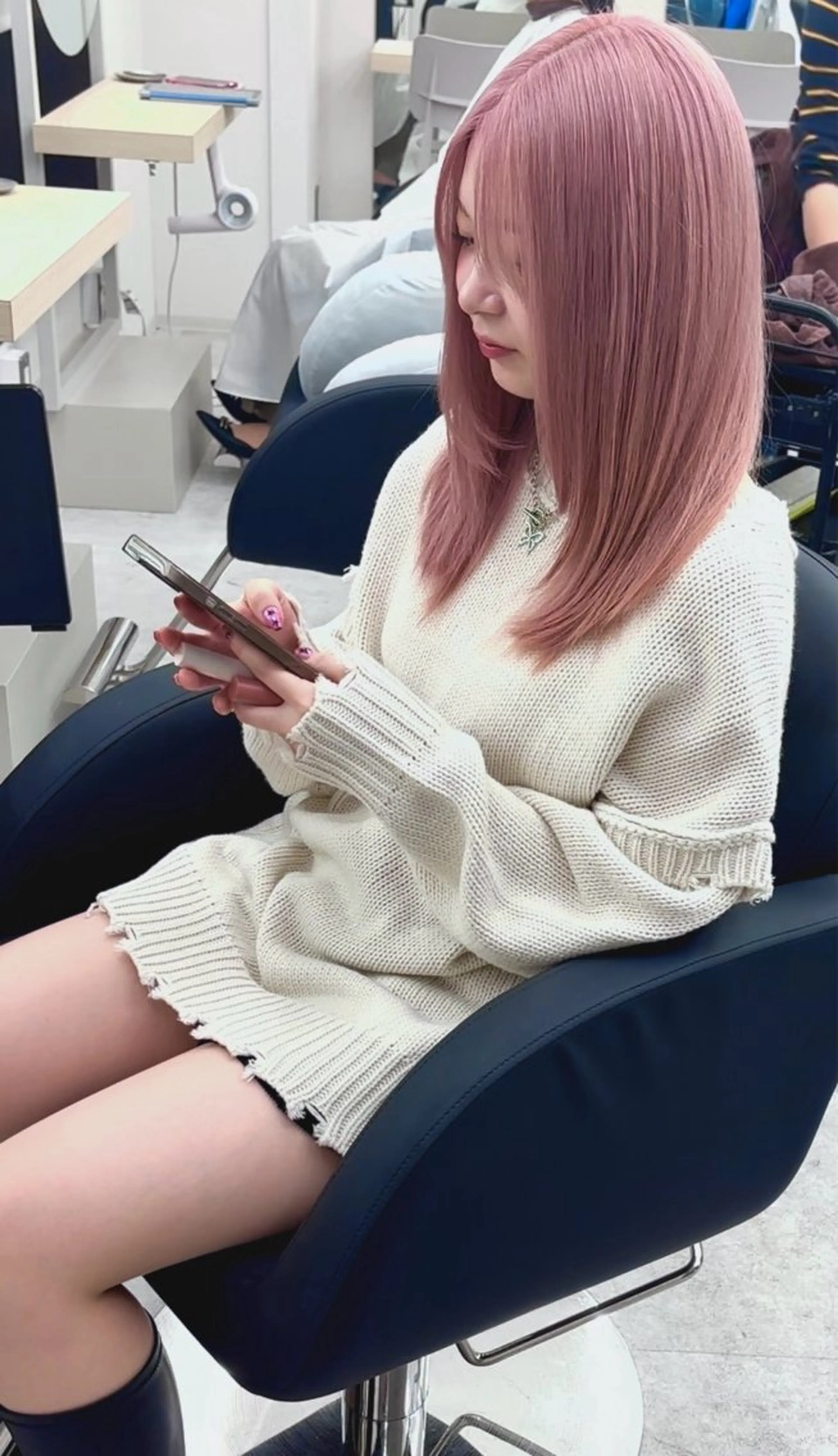 カラー ブリーチ ピンクカラー カット ヘアカラー 『最新ヘア・髪革命』 🐬YUYA🐬のヘアスタイル