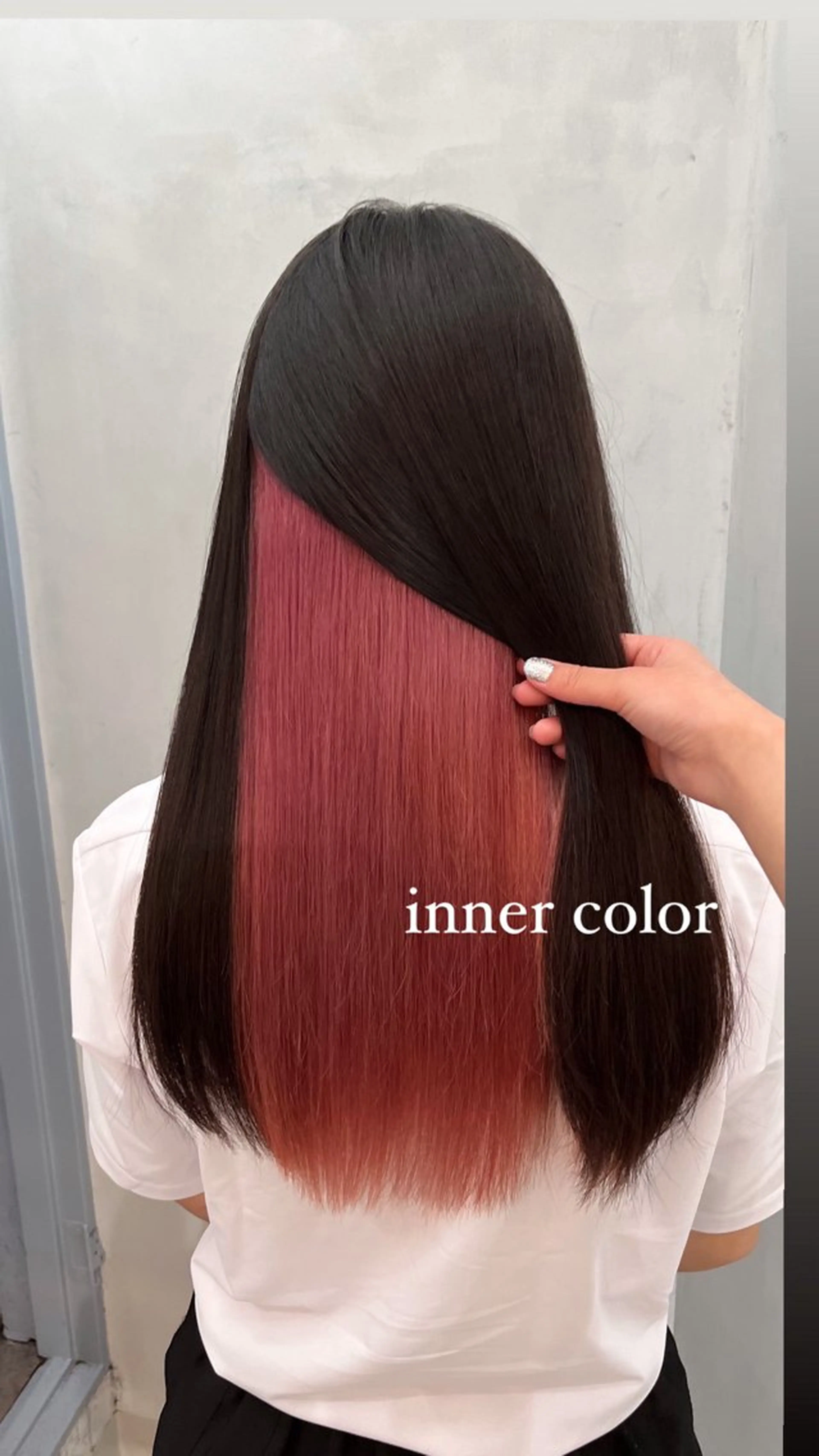 ロング カット ヘアカラー トリートメント 𝙆𝙖𝙞🎀🩶 レイヤー/縮毛矯正のヘアスタイル