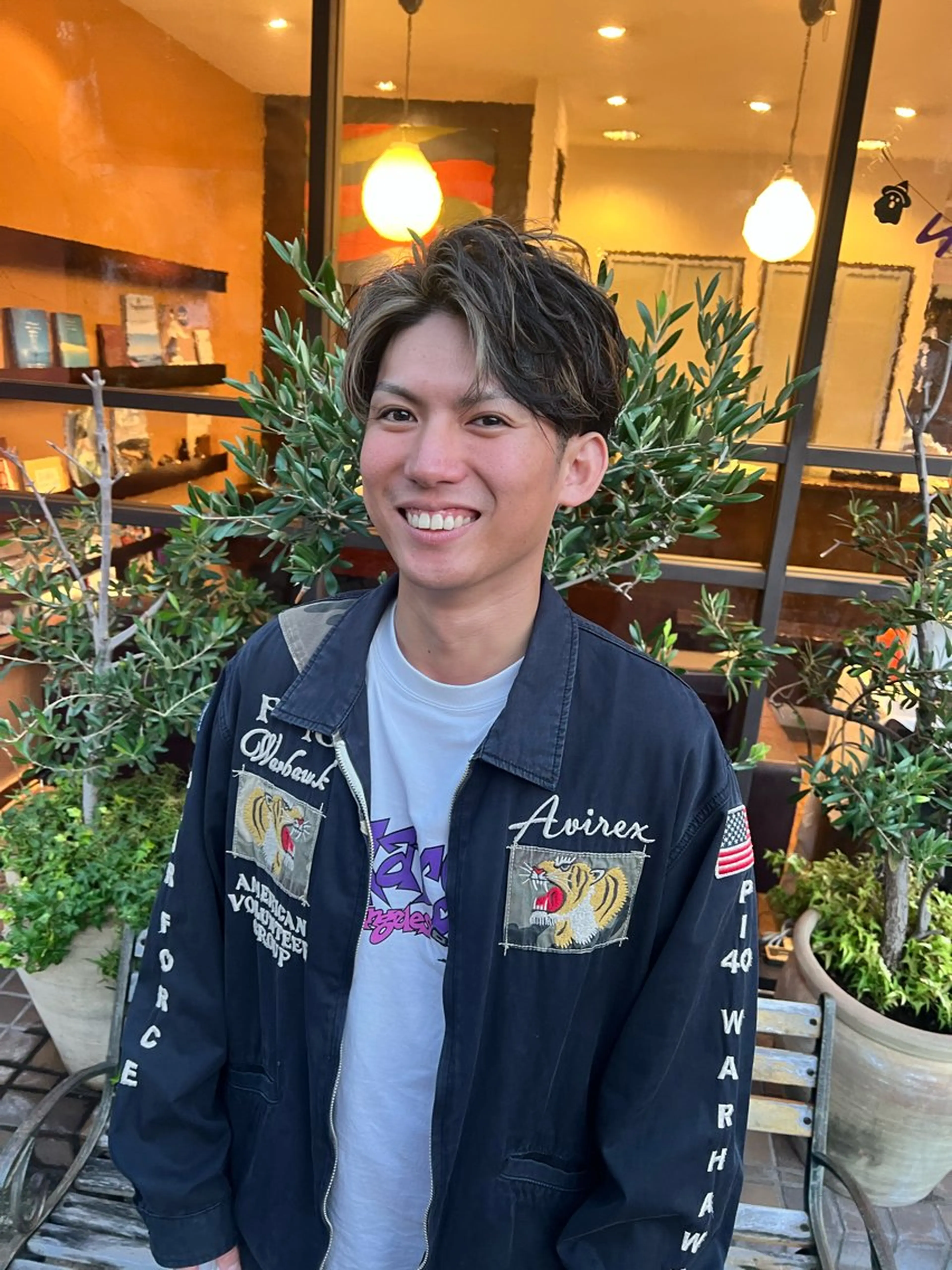 ショート カラー メンズ カット ヘアカラー カット/まゆ毛/ スパ/メンズ/龍人のヘアスタイル