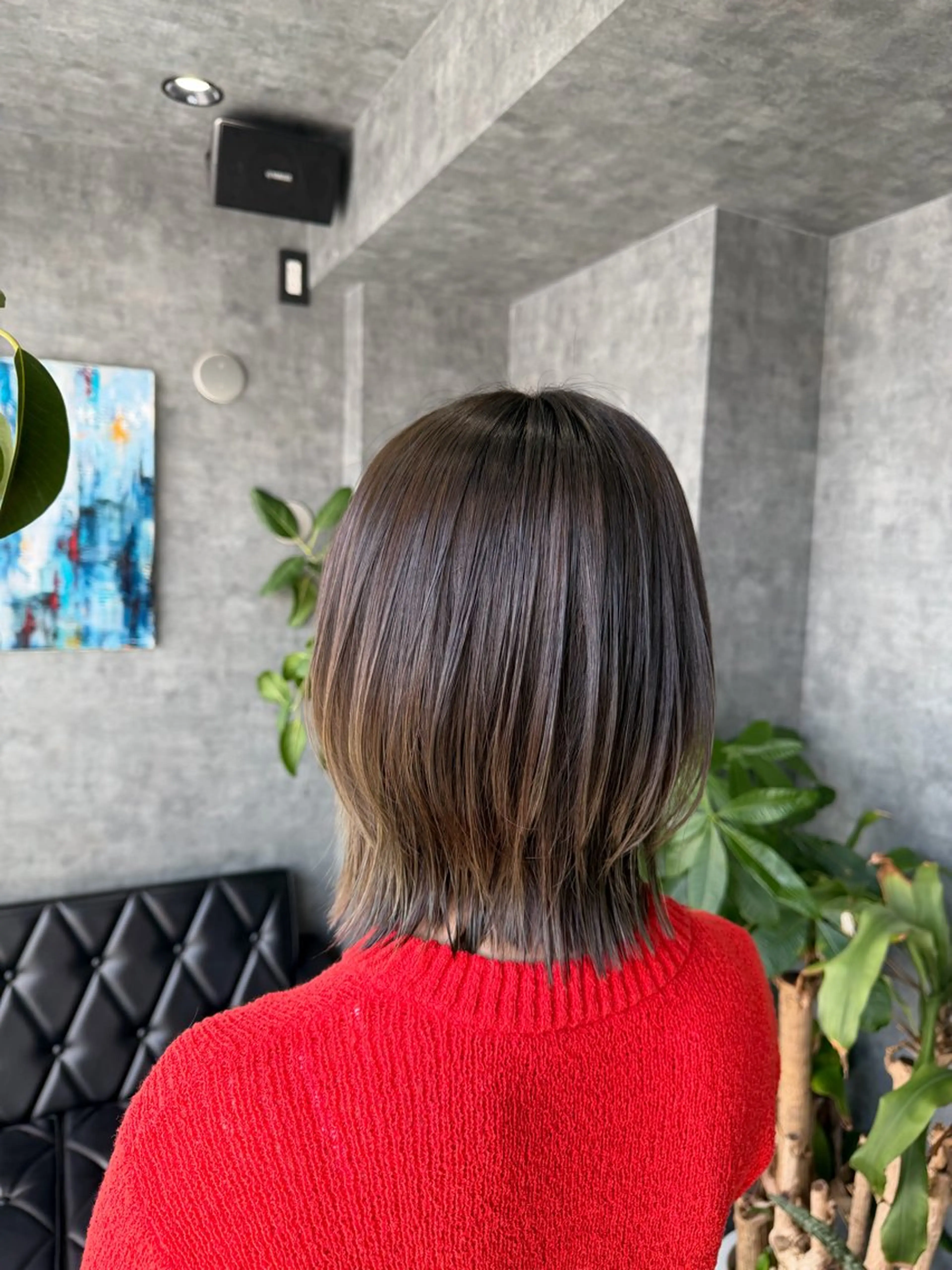 カラー glac 當田のヘアスタイル