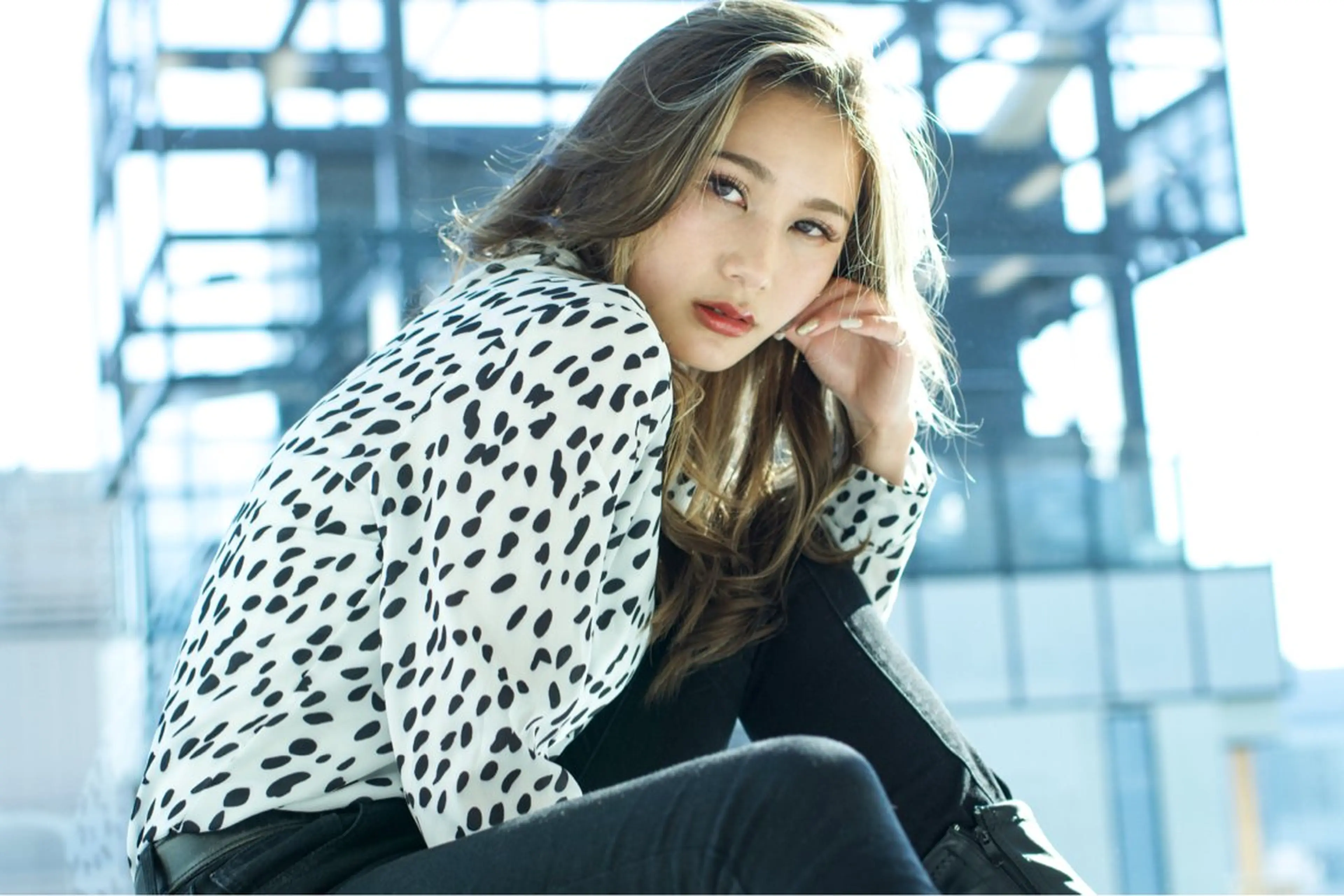 ロング カラー カット ヘアカラー ✂︎ wakano shinpei✂︎のヘアスタイル