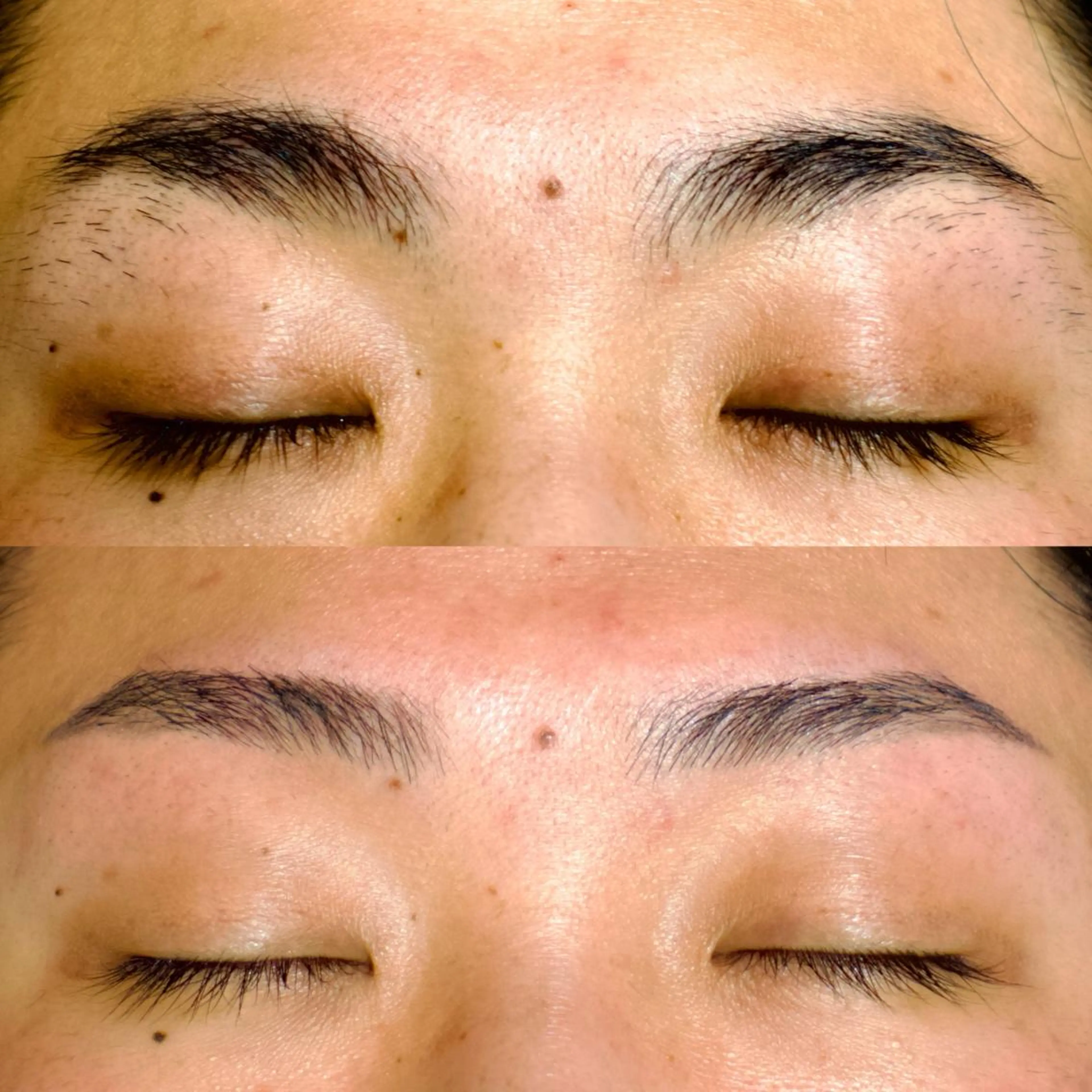 ショート メンズ アイブロウ センターパート フェードカット メンズパーマ スキンフェード メンズアイブロウ ワックス脱毛 眉カット その他(アイブロウ) メンズ眉毛ワックス 青山英憲のヘアスタイル