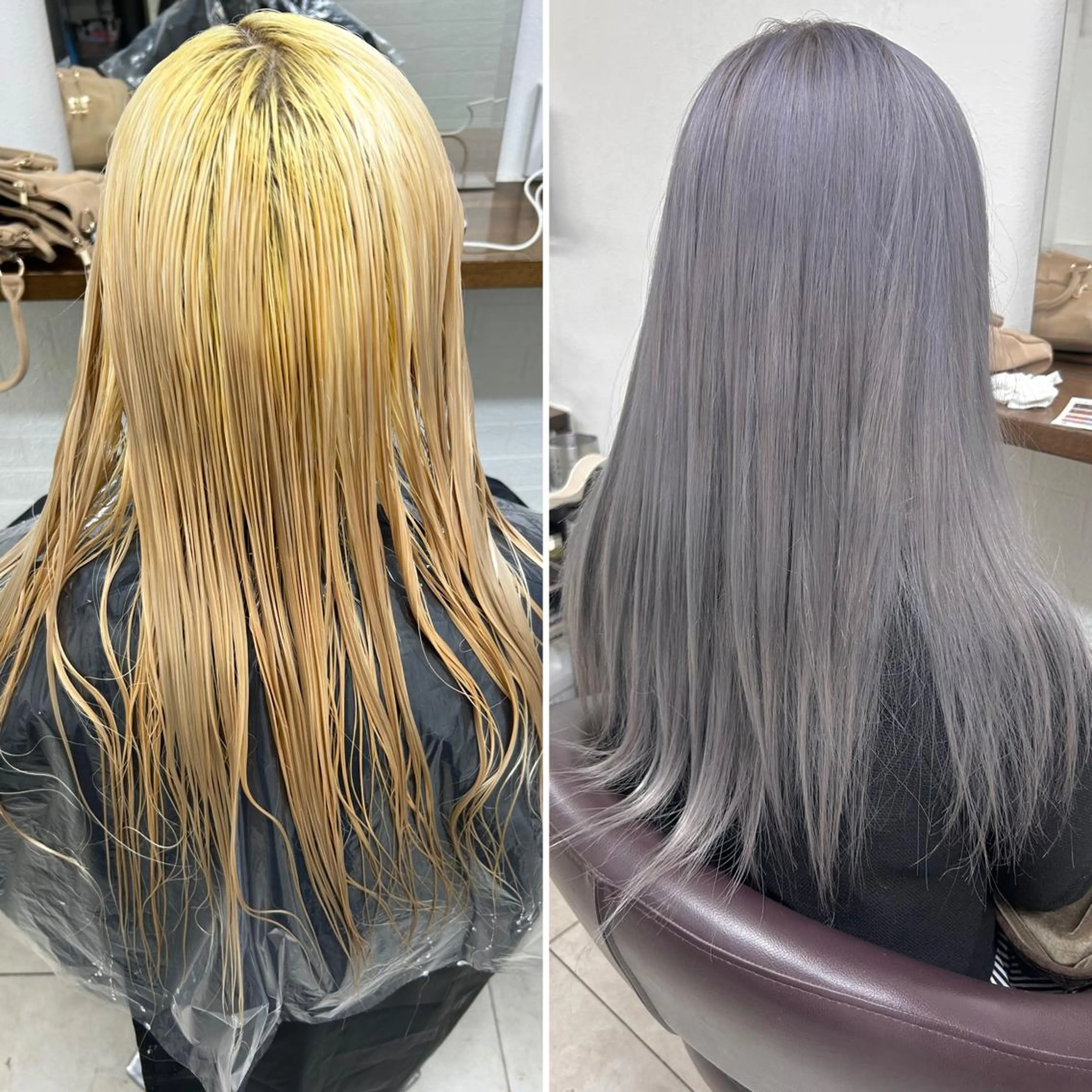 カラー ダブルスキルエクステ /羽エクステ白石宇由のヘアスタイル
