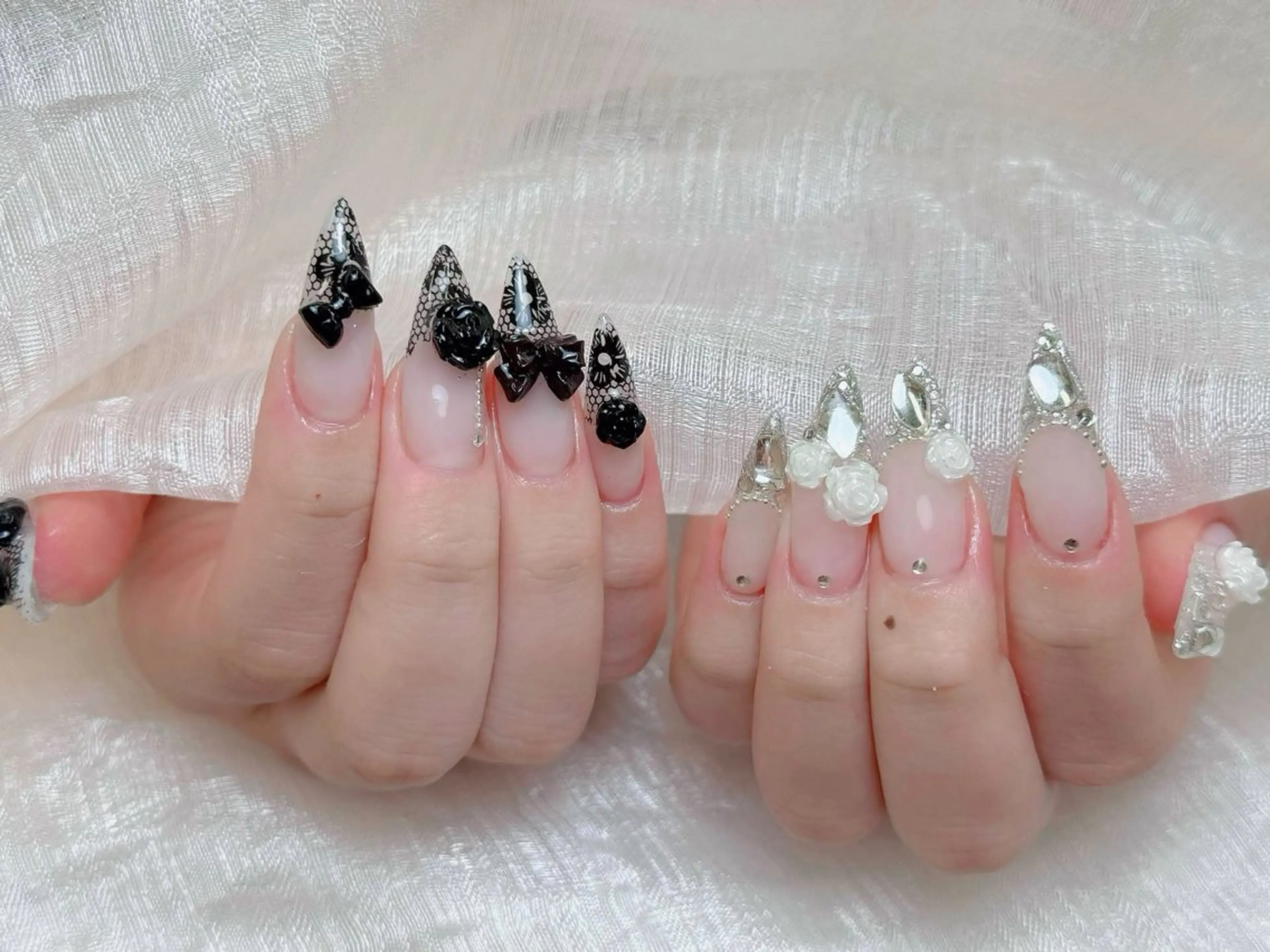 ネイル アートネイル 成人式 ジェルネイル ニュアンスネイル 夏ネイル ハンドネイル Jenn Nail Salonのネイルデザイン