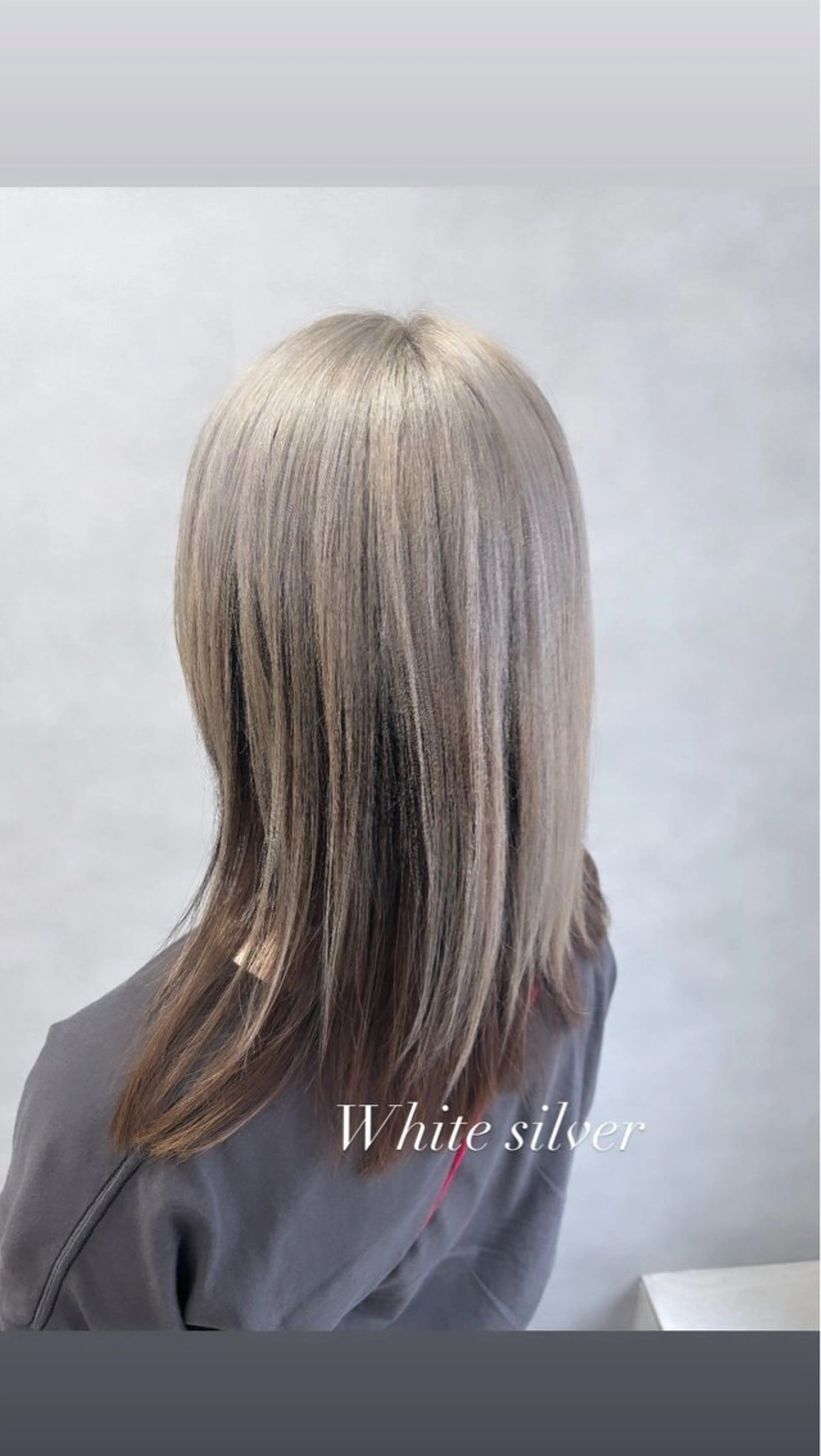 ロング かがみはやと 髪質改善/縮毛矯正のヘアスタイル