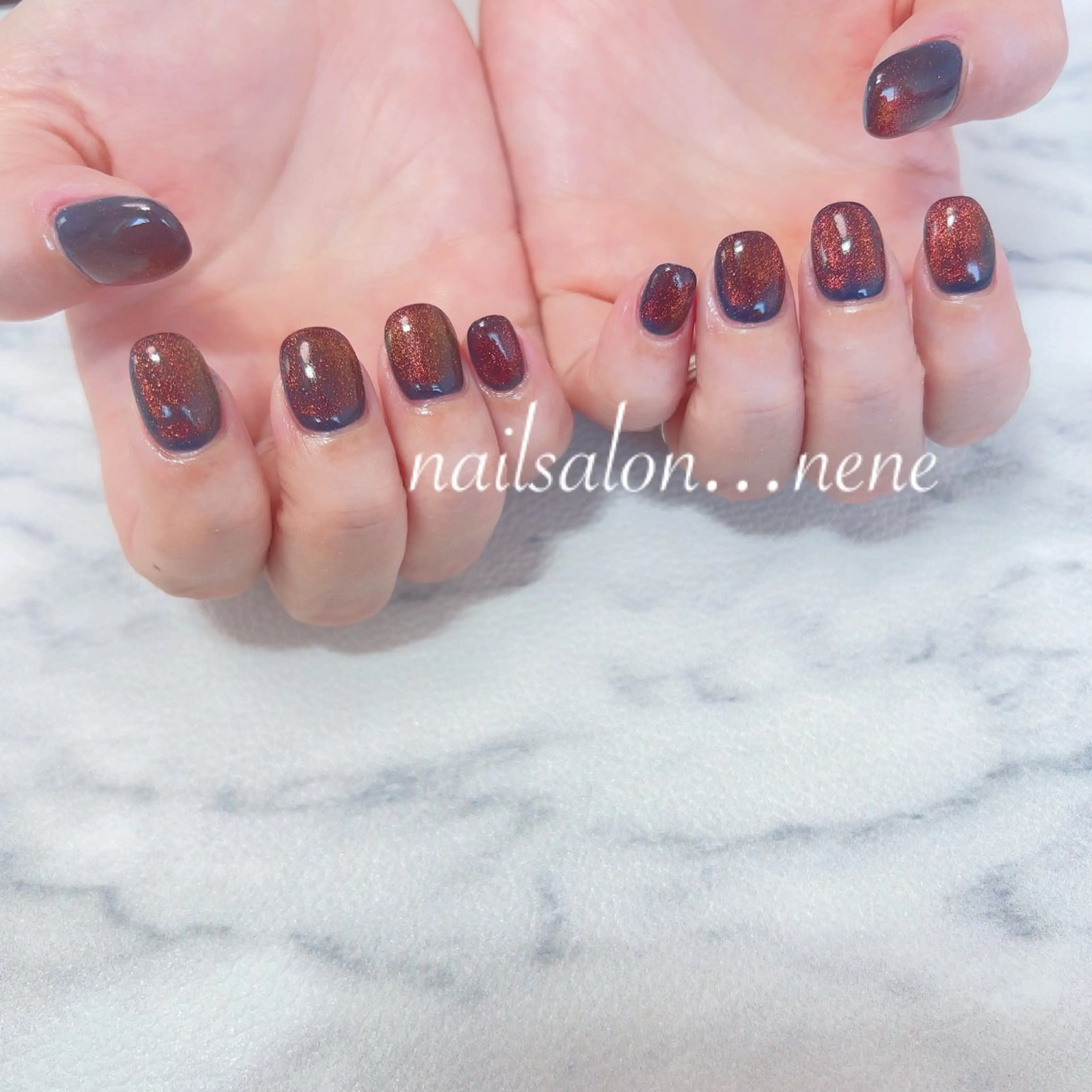 ネイル マグネットネイル nailsalon ...neneのネイルデザイン