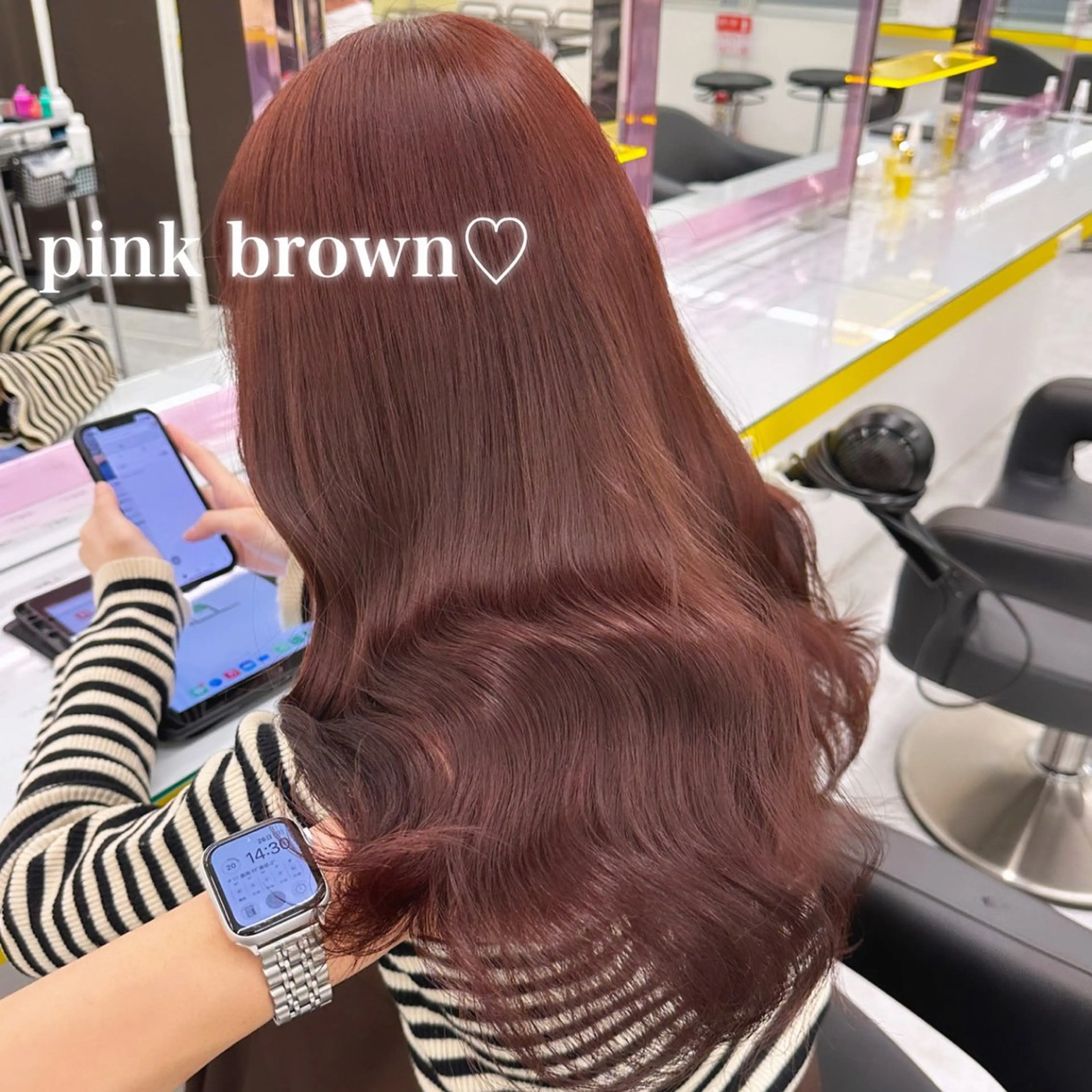 ロング カラー パーマ ヘアアレンジ メンズ キッズ ネイル マツエク・マツパ アイブロウ ♥️韓国ヘア レイヤー♥️ゆりのヘアスタイル