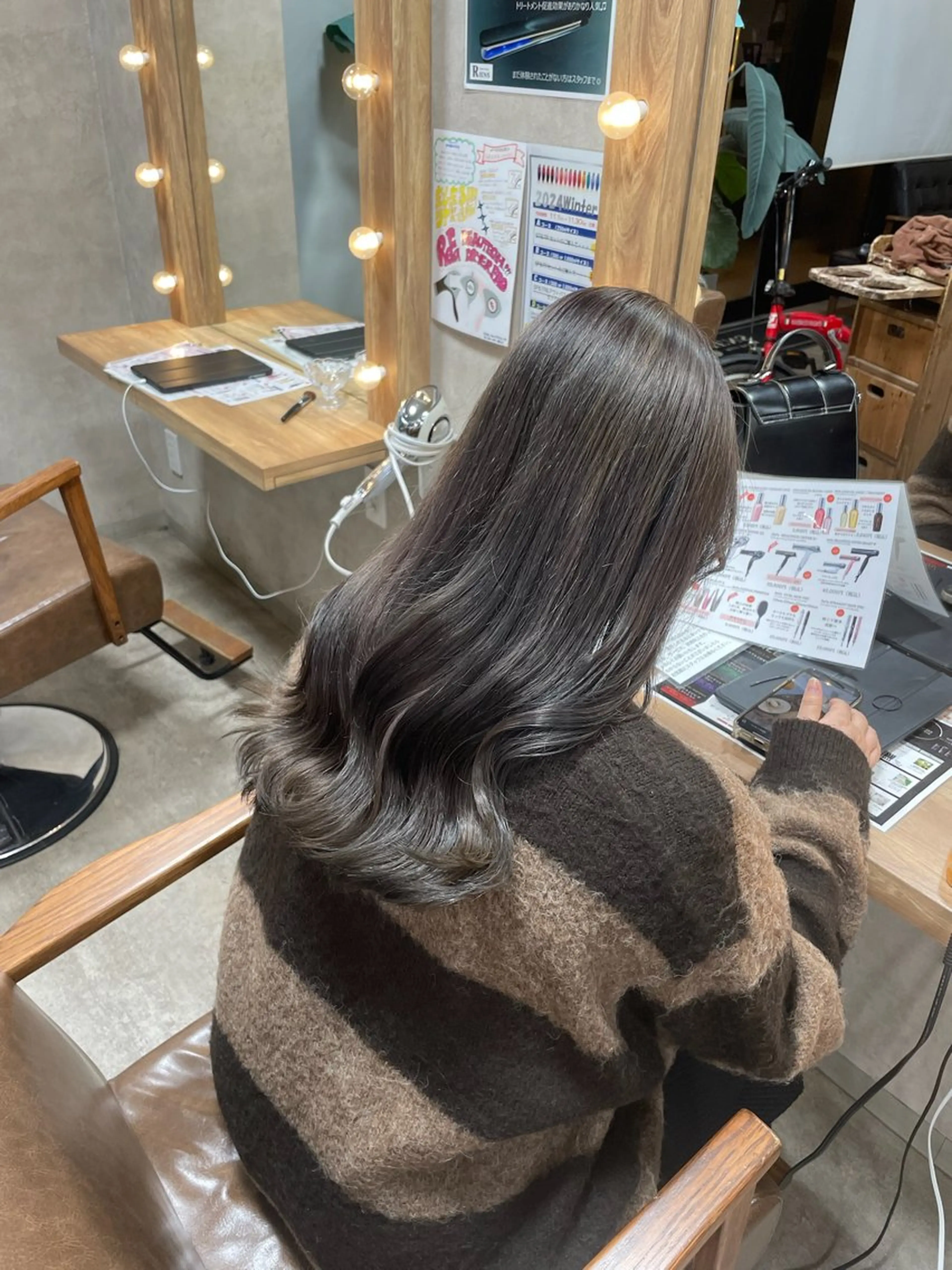 ロング カット ヘアカラー トリートメント RIENSリエンス / ゆき 🎀のヘアスタイル