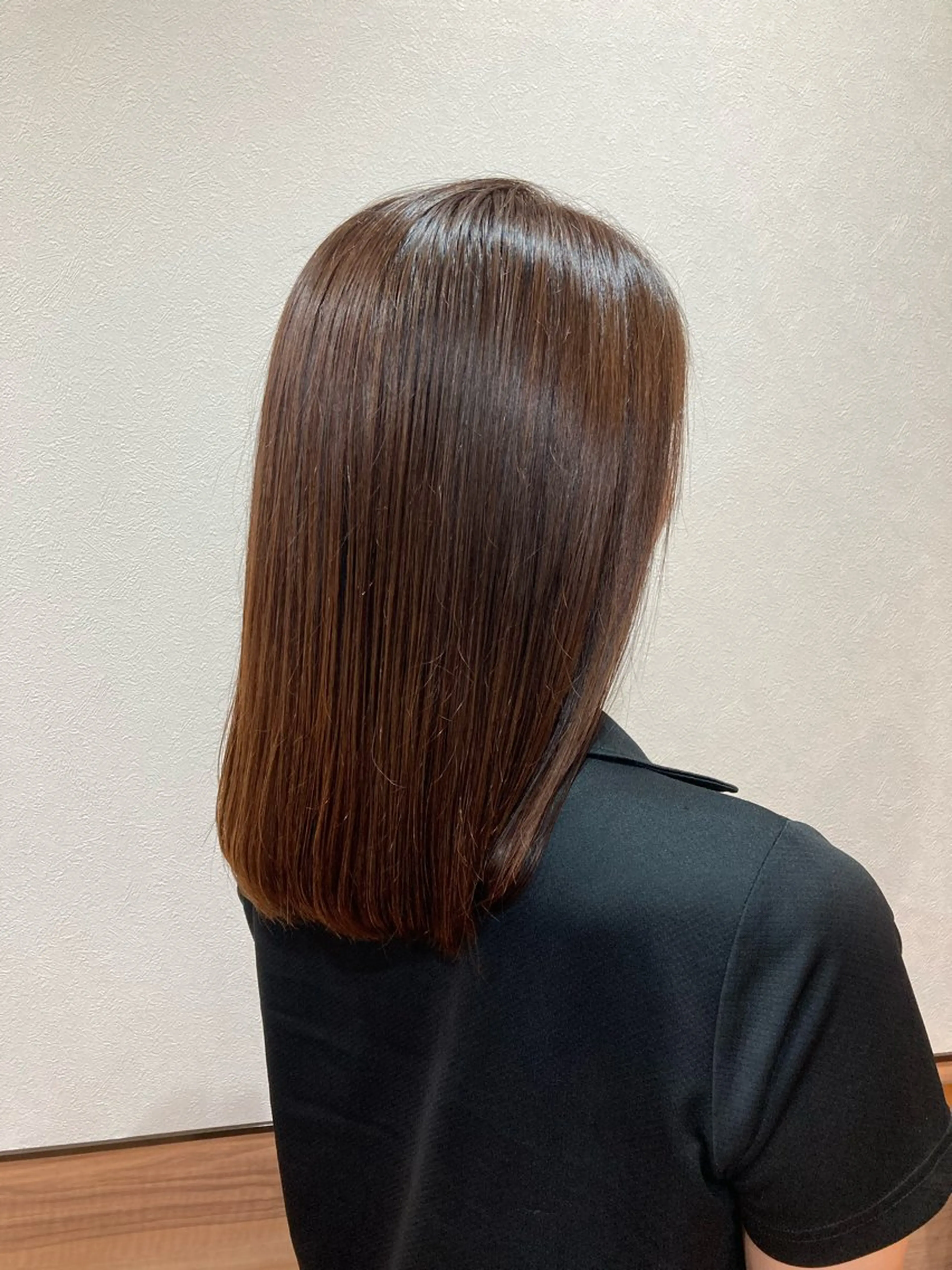 ミディアム Annon プライベートサロンのヘアスタイル