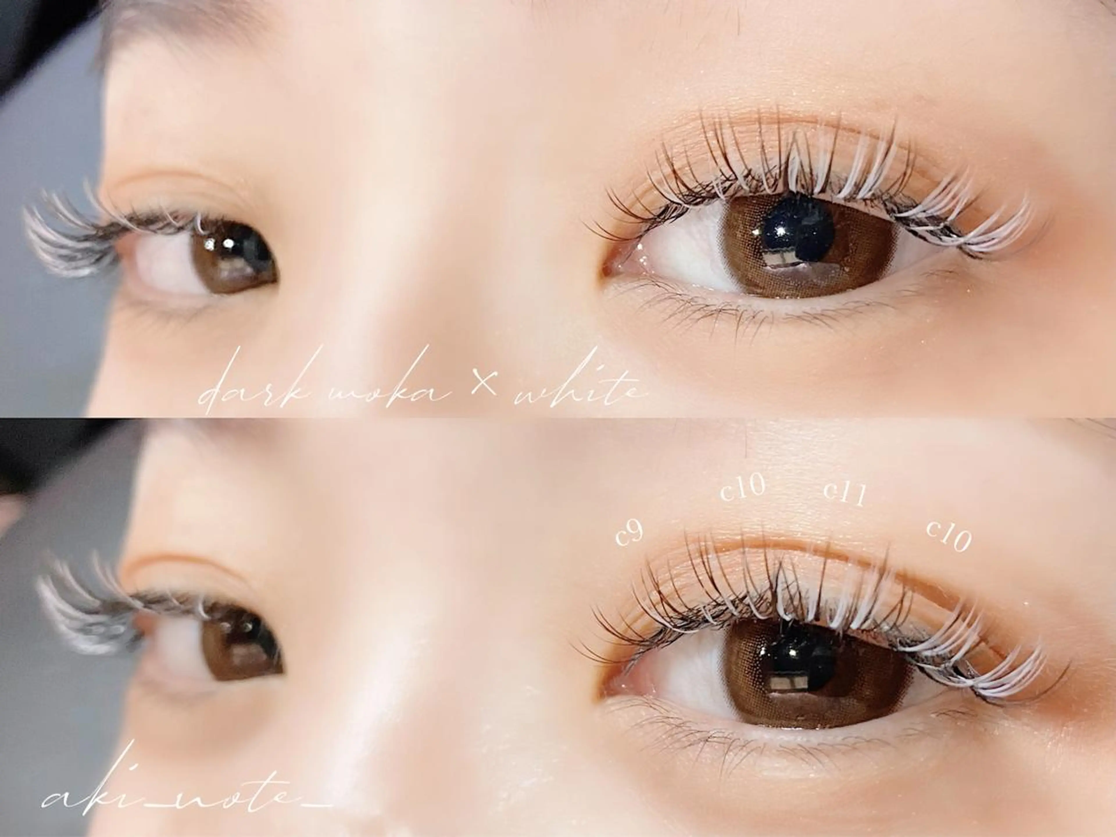 キッズ ネイル マツエク・マツパ ホワイト マツエク GRANDE大須 栄/店長 aki🌙のネイルデザイン