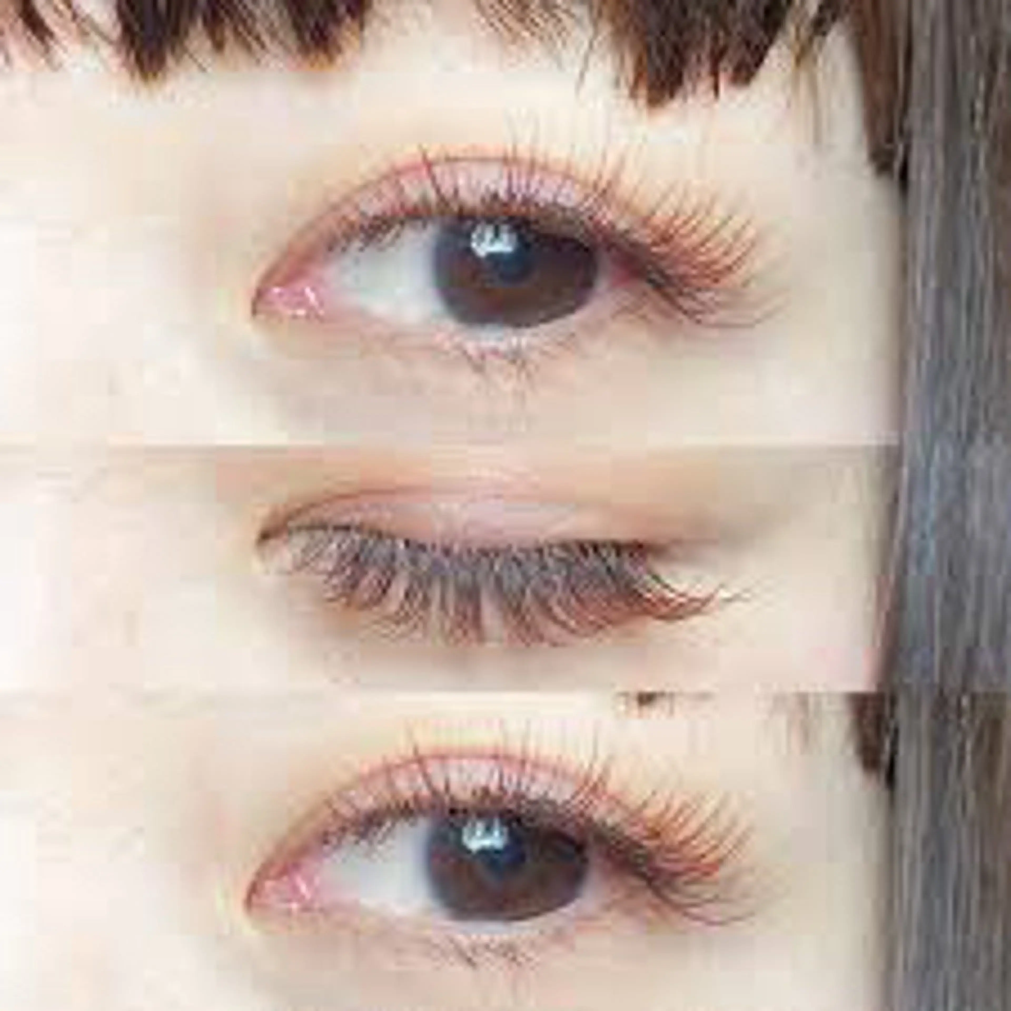 マツエク・マツパ カラーマツエク フラットラッシュ マツエク ReHerb ウミカジテラスのマツエク・マツパデザイン