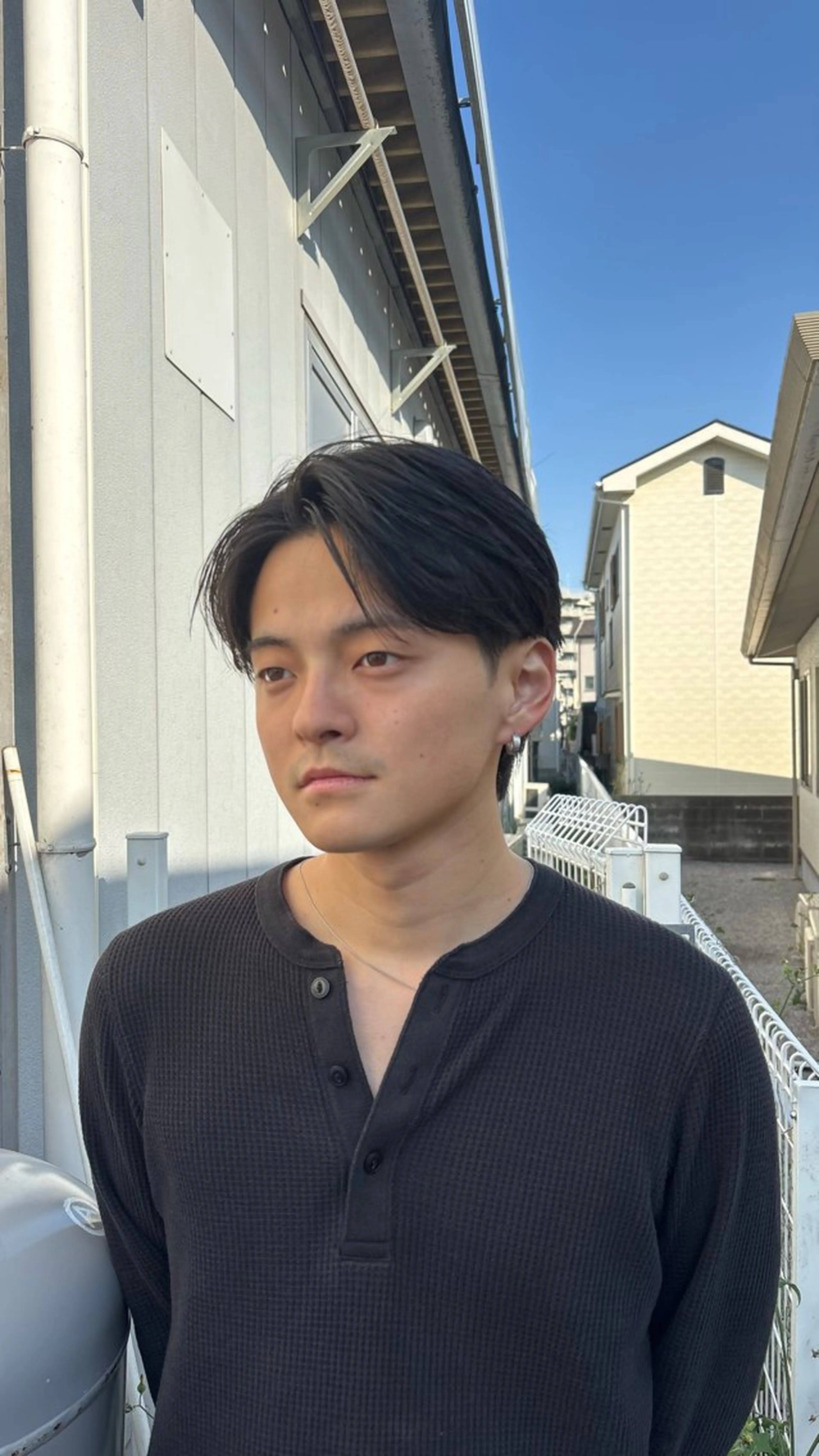 パーマ メンズ センターパート カット パーマ メンズ特化✂️阿世賀 隆太のヘアスタイル