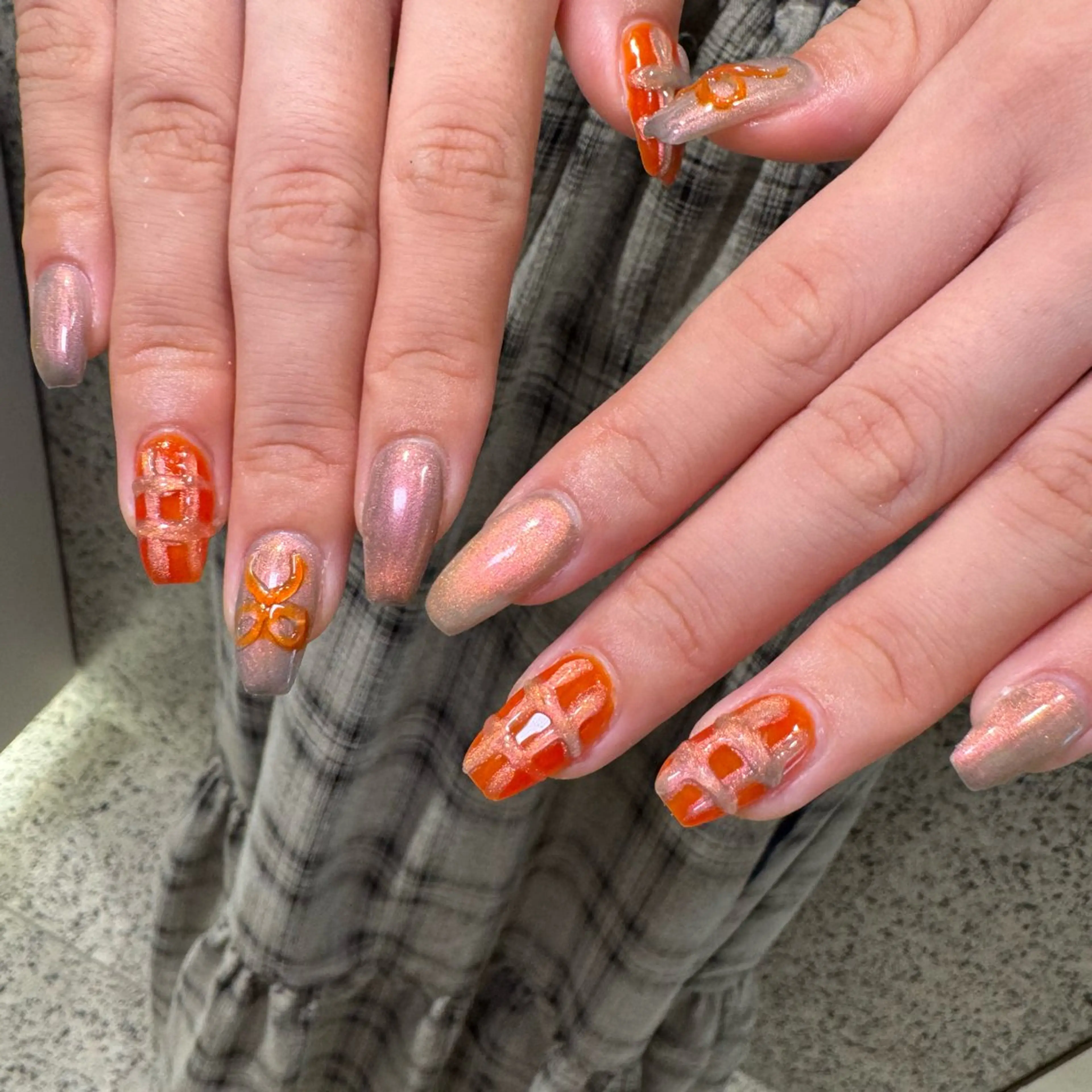 ネイル ハンドネイル RIEKO🍒 ワンホン♡推しネイルのネイルデザイン