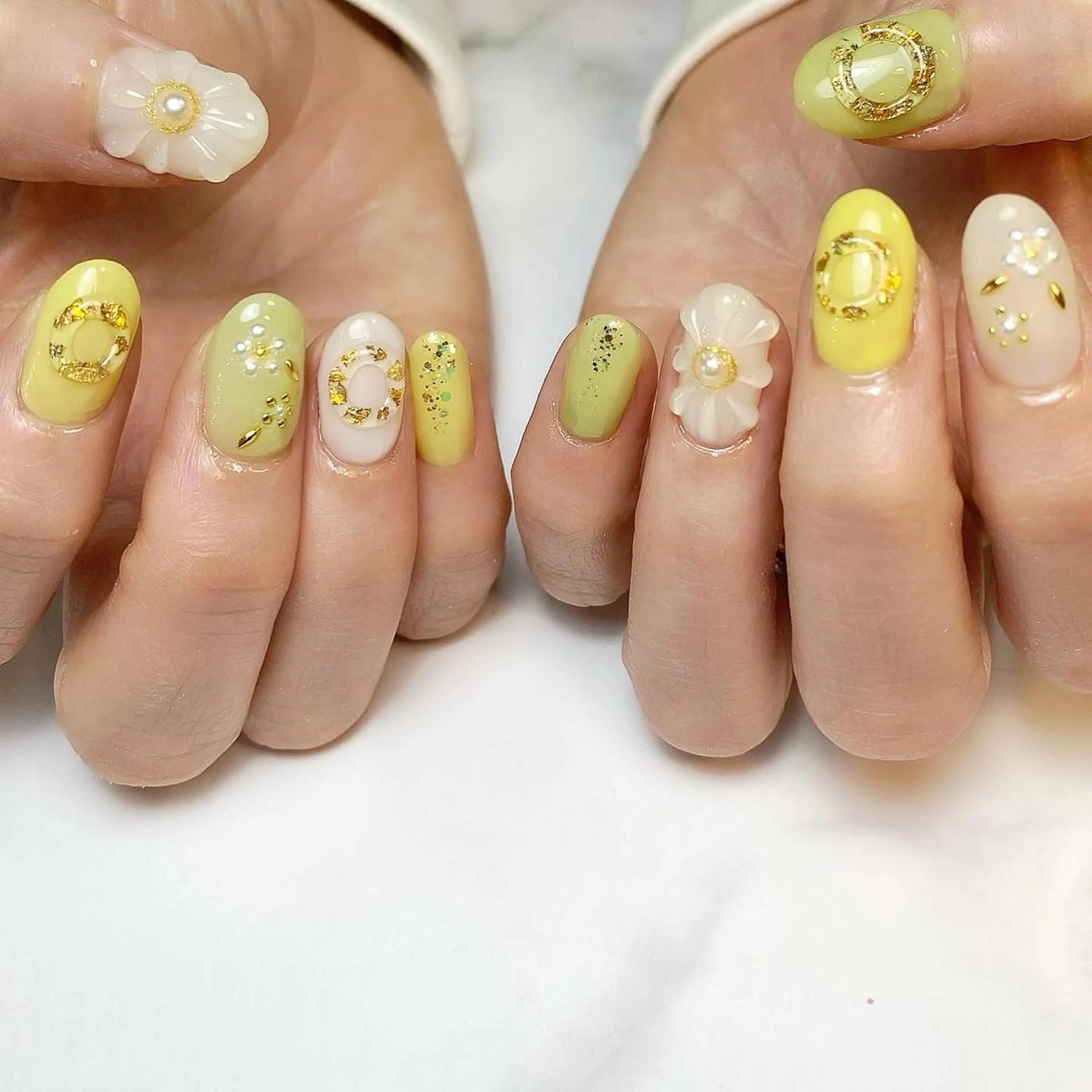 ネイル ぷっくりネイル ハンドネイル ameria meguのネイルデザイン