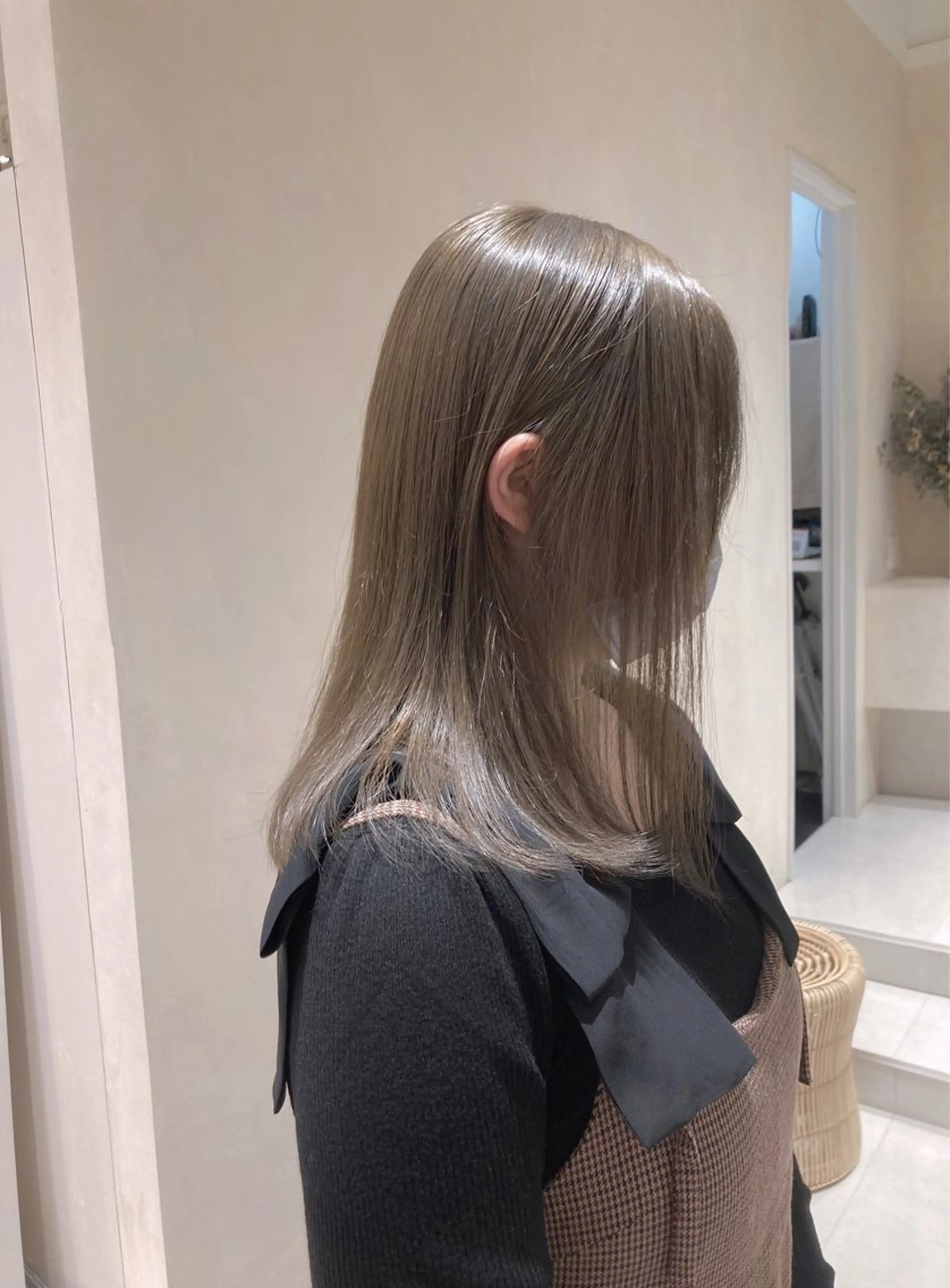 ✨透明感出したい方✨似合わせカット+ブリーチなしダブルカラー+髪質改善トリートメントの写真