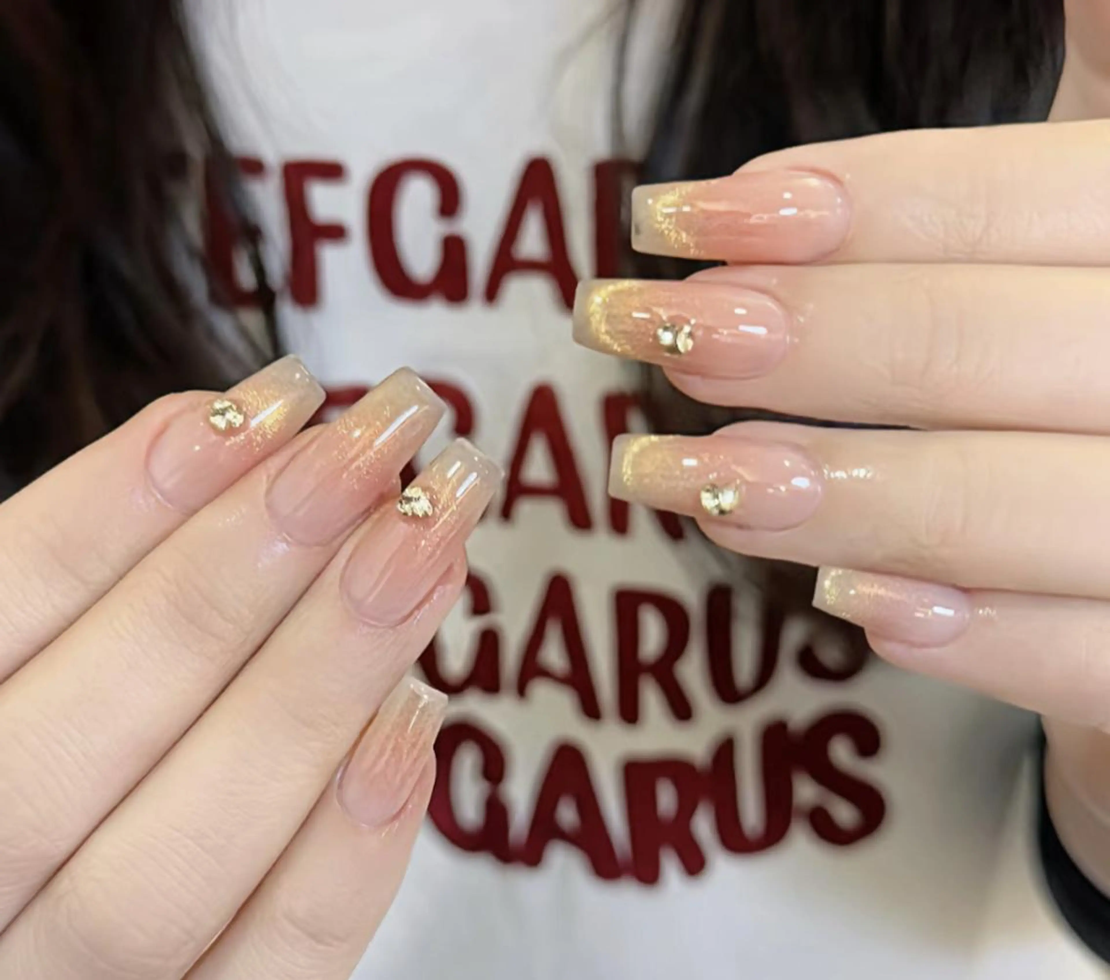 ネイル ハンドネイル ハンドケア 🍑 momo_nailのネイルデザイン