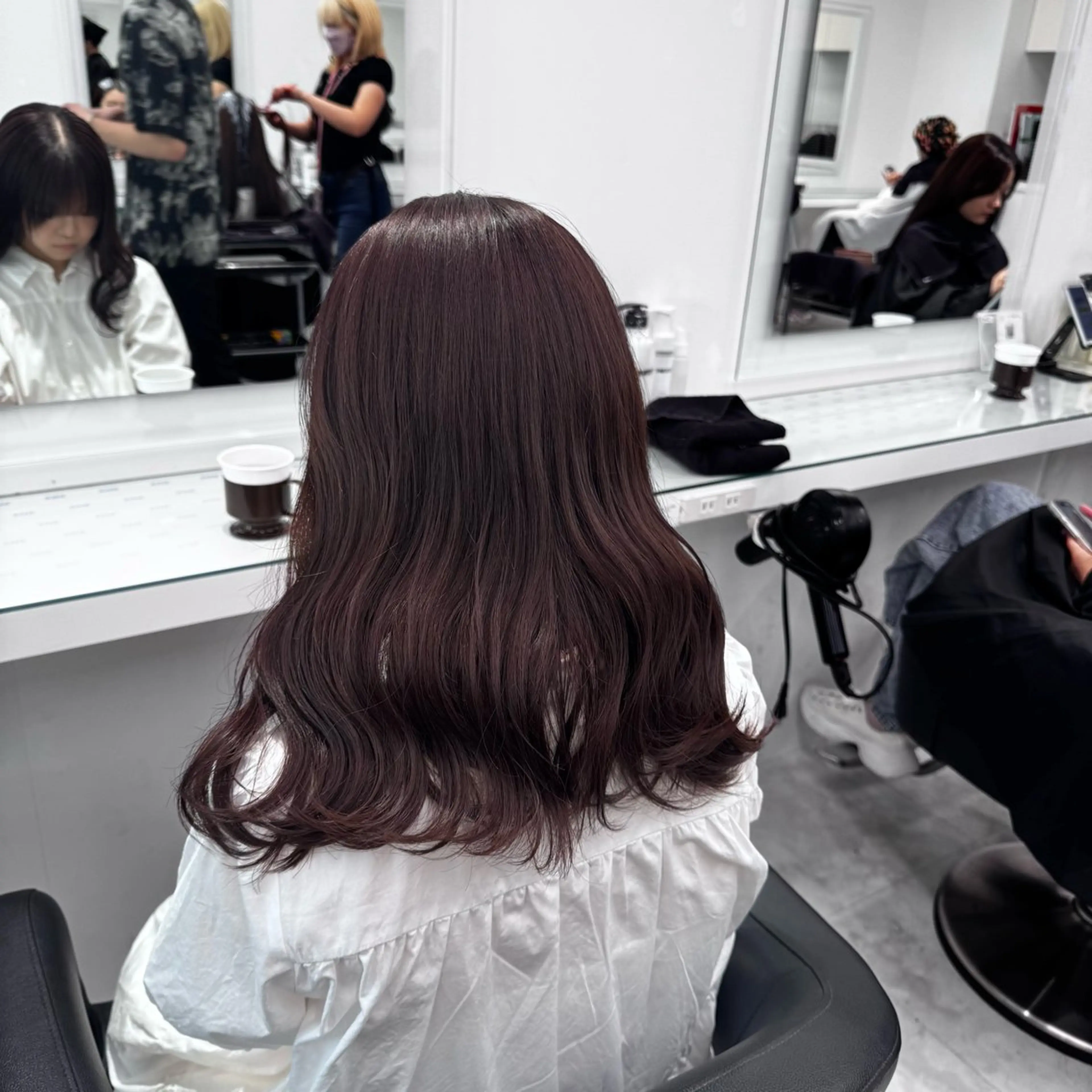 ロング カラー ヘアアレンジ 透け上品ハイトーン 職人ゆうと🤍のヘアスタイル