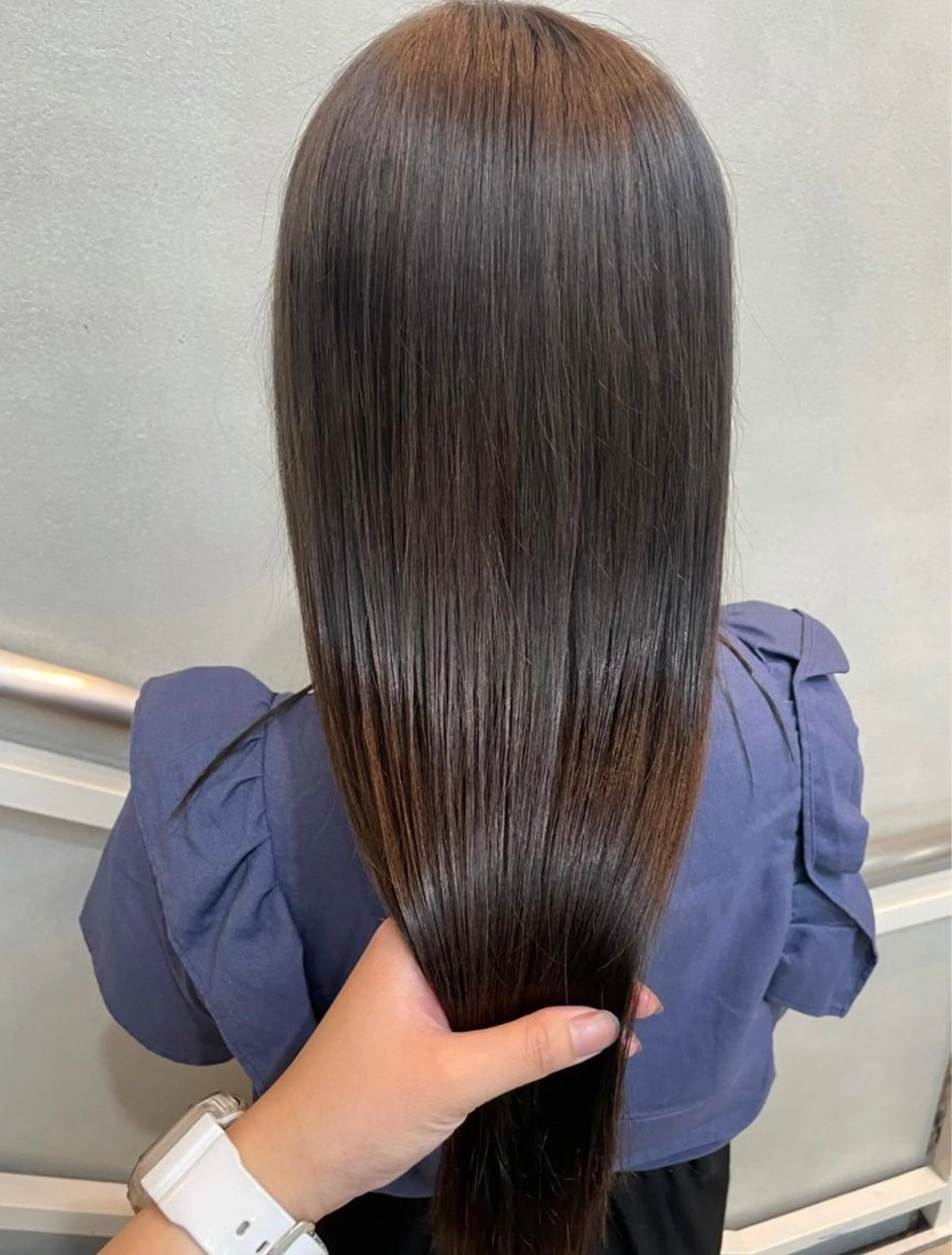 ロング カラー ヘアカラー 縮毛矯正 トリートメント 透明感カラー/ボブ/ yuukaのヘアスタイル