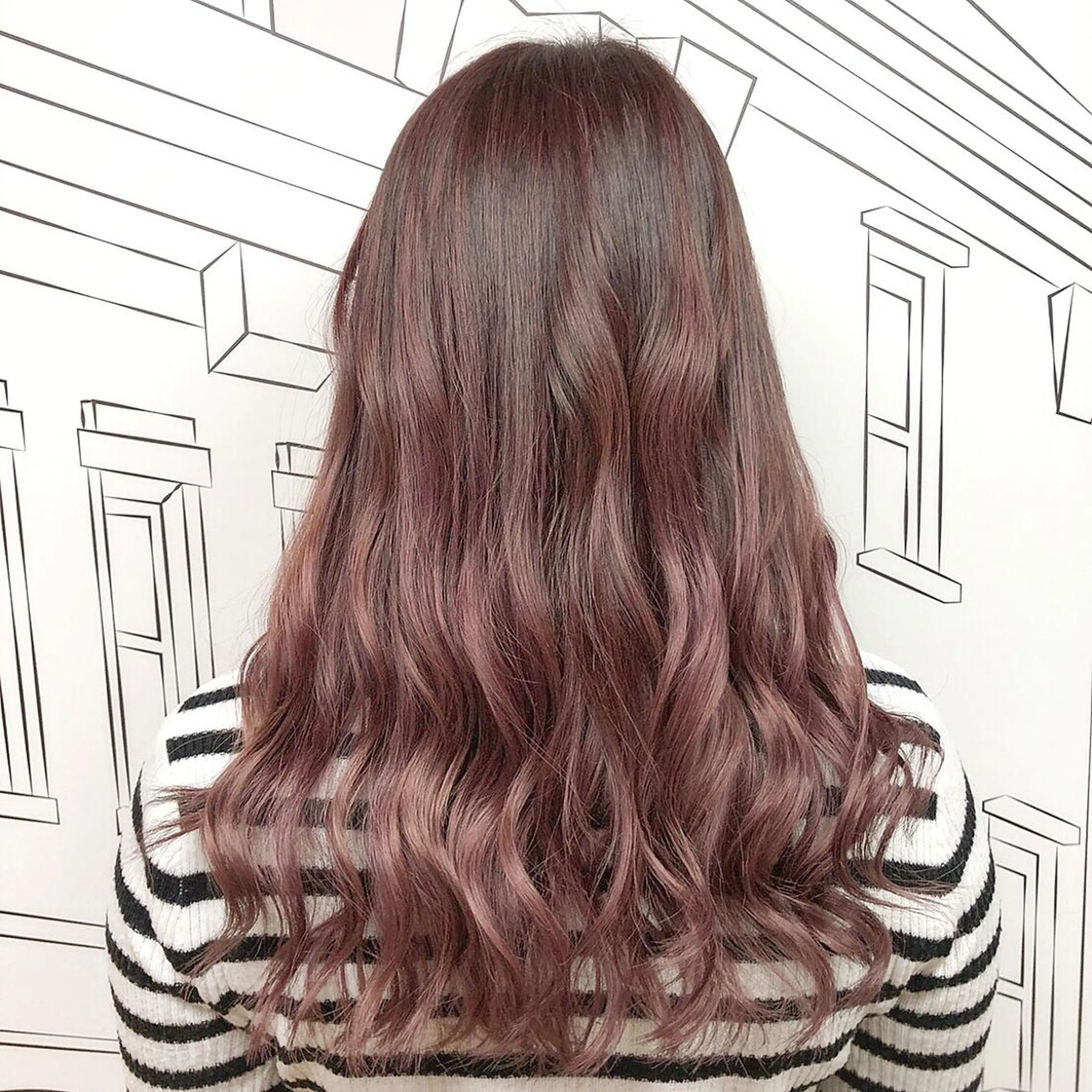 ミディアム カラー TOMOKA 艶髪/透明感カラーのヘアスタイル