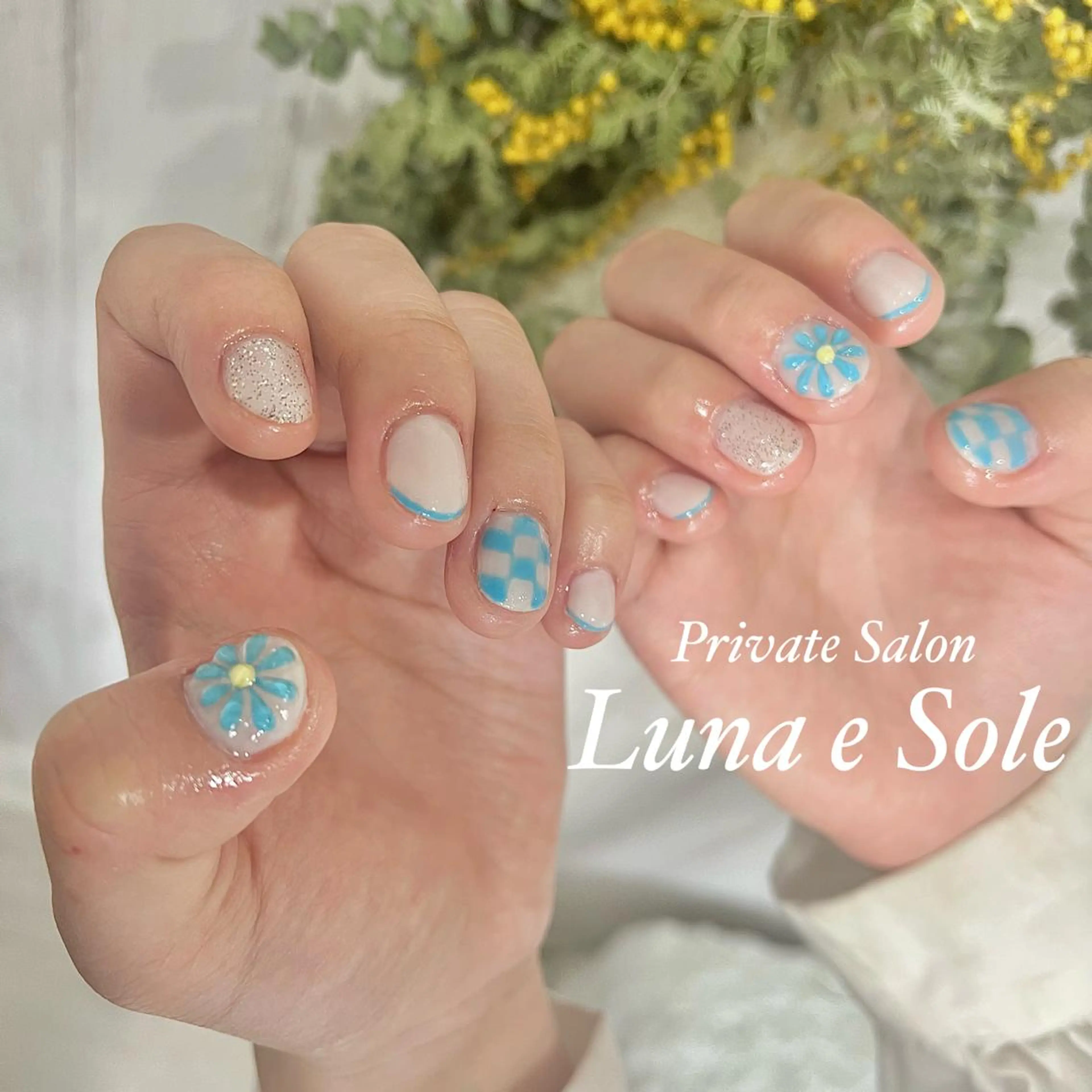 ロング ネイル Luna e  Soleのネイルデザイン