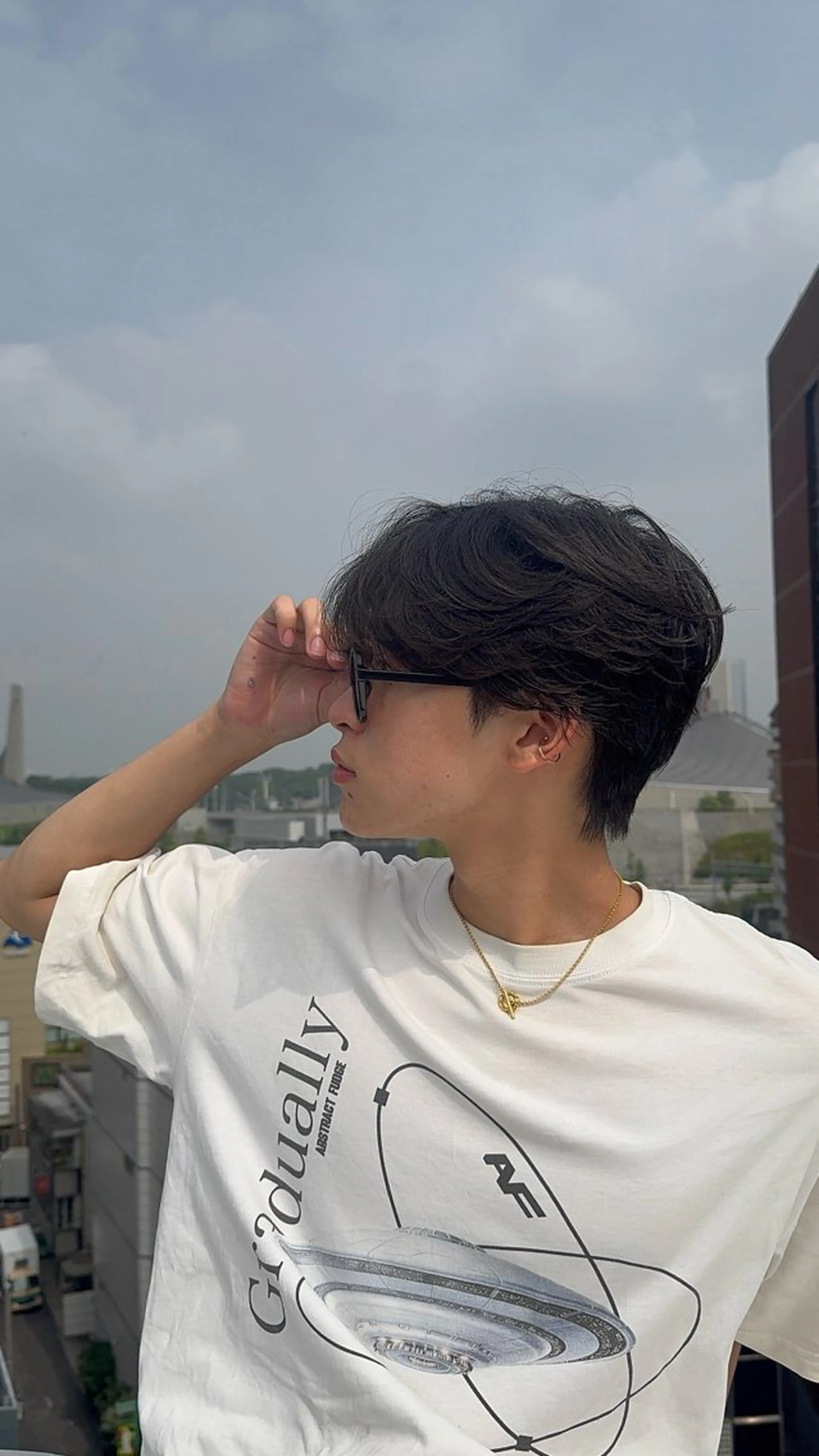 ショート パーマ メンズ シャドウパーマ No.1うえちりくのヘアスタイル