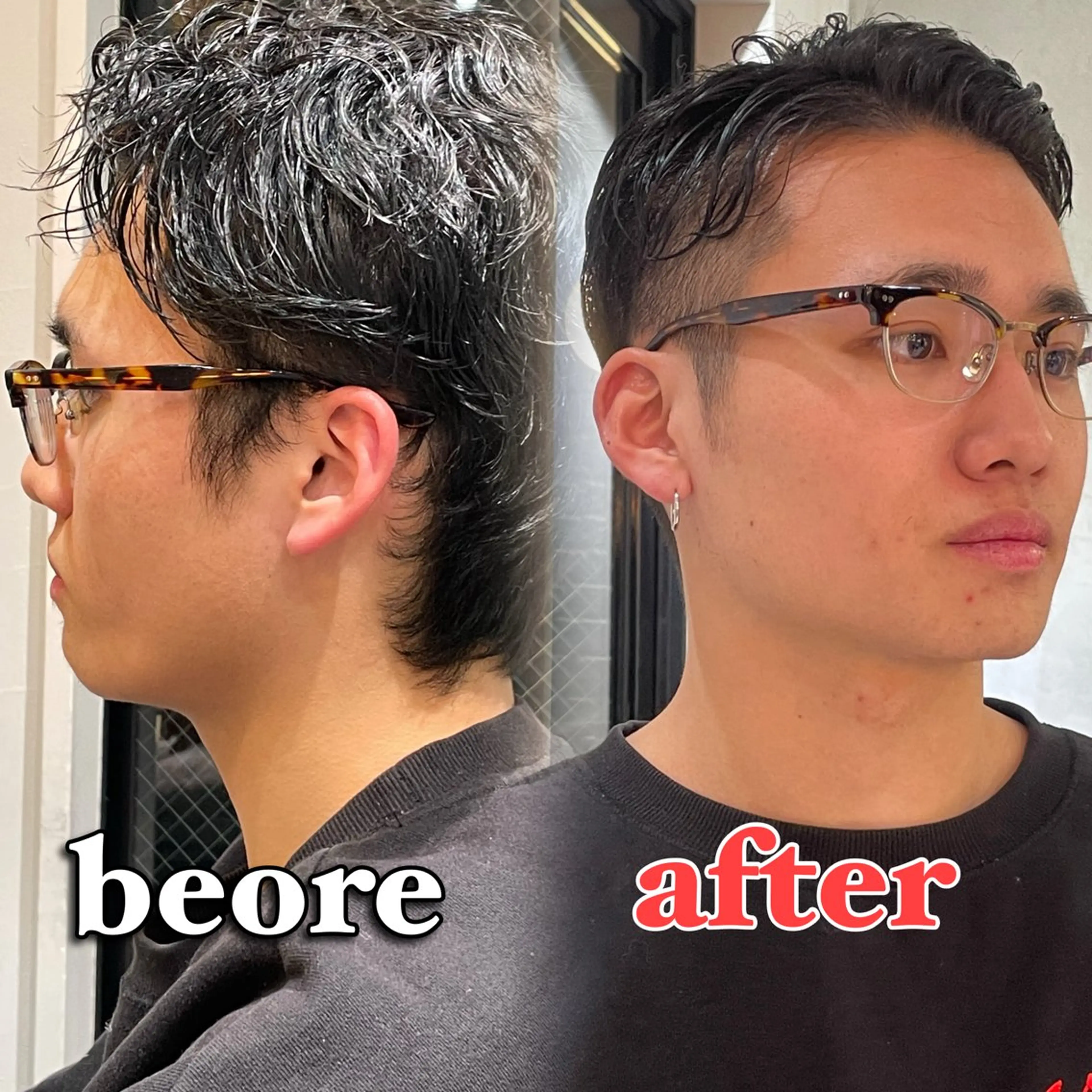 💙メンズカット💙＋スチームトリート＋毛穴バブル洗浄🫧の写真