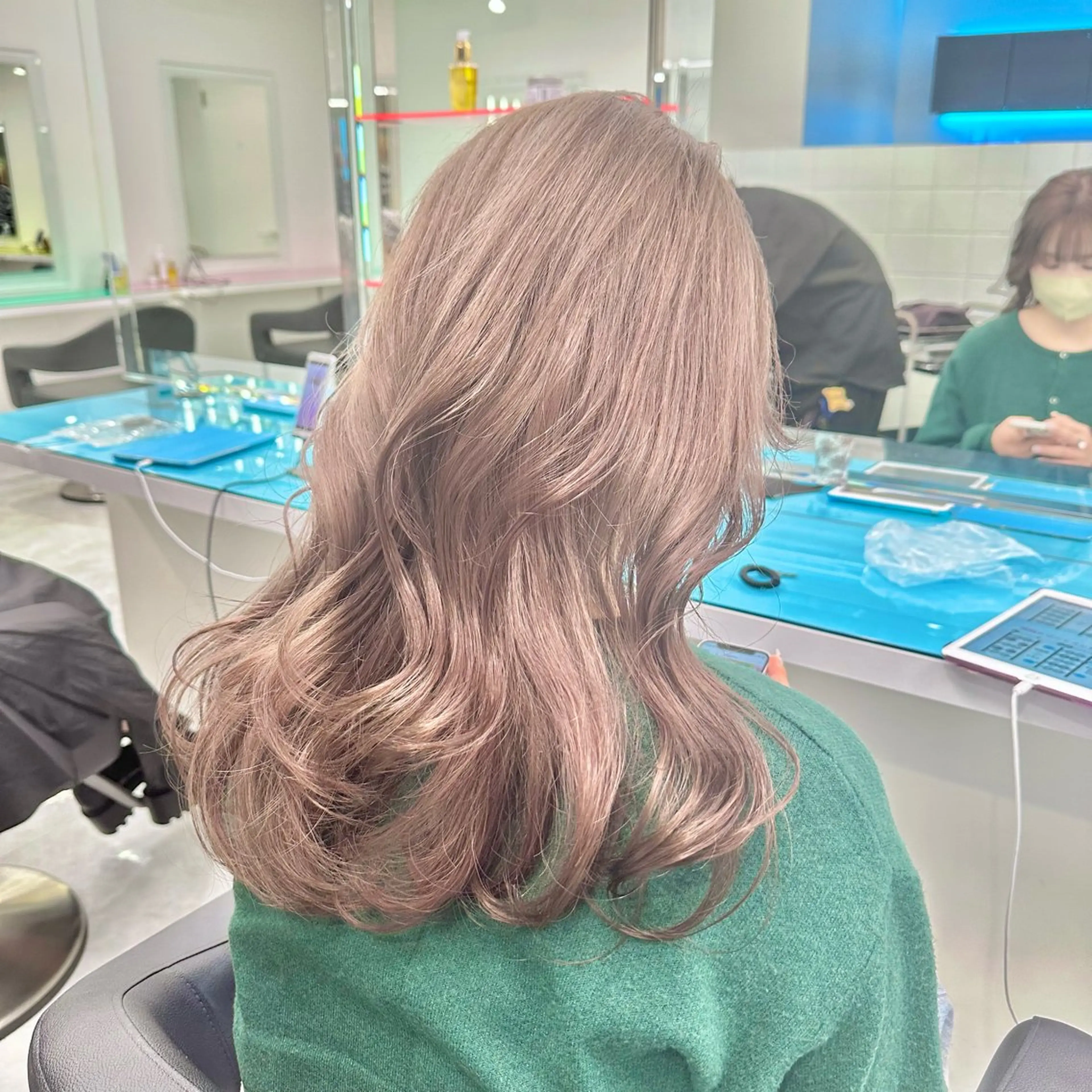 ロング ブラウンベージュ🤎 ブリーチなし🤎のヘアスタイル