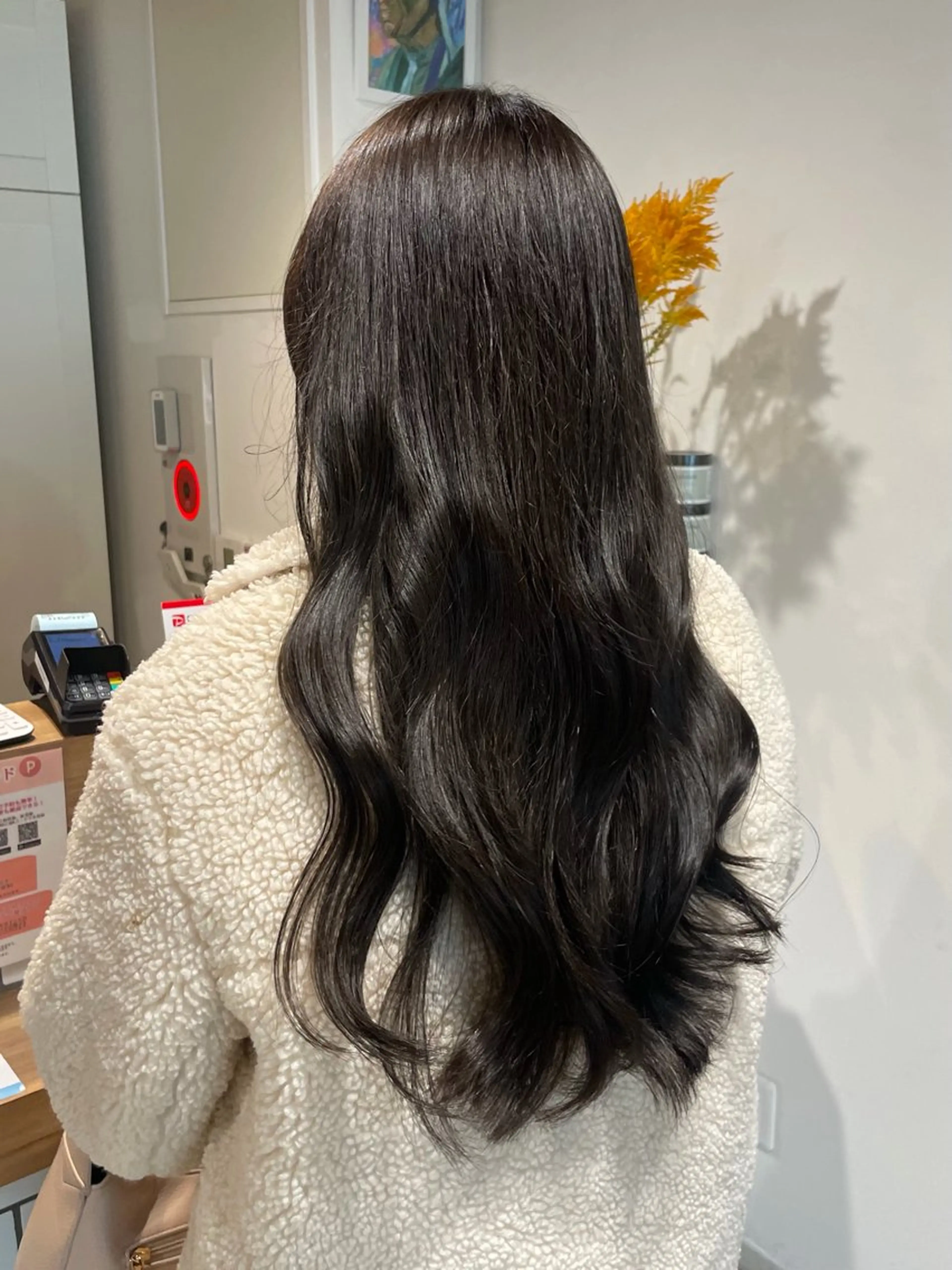 カラー 透明感カラー グレージュ カット ヘアカラー トリートメント 髪質改善カラー× レイヤー/rinaのヘアスタイル
