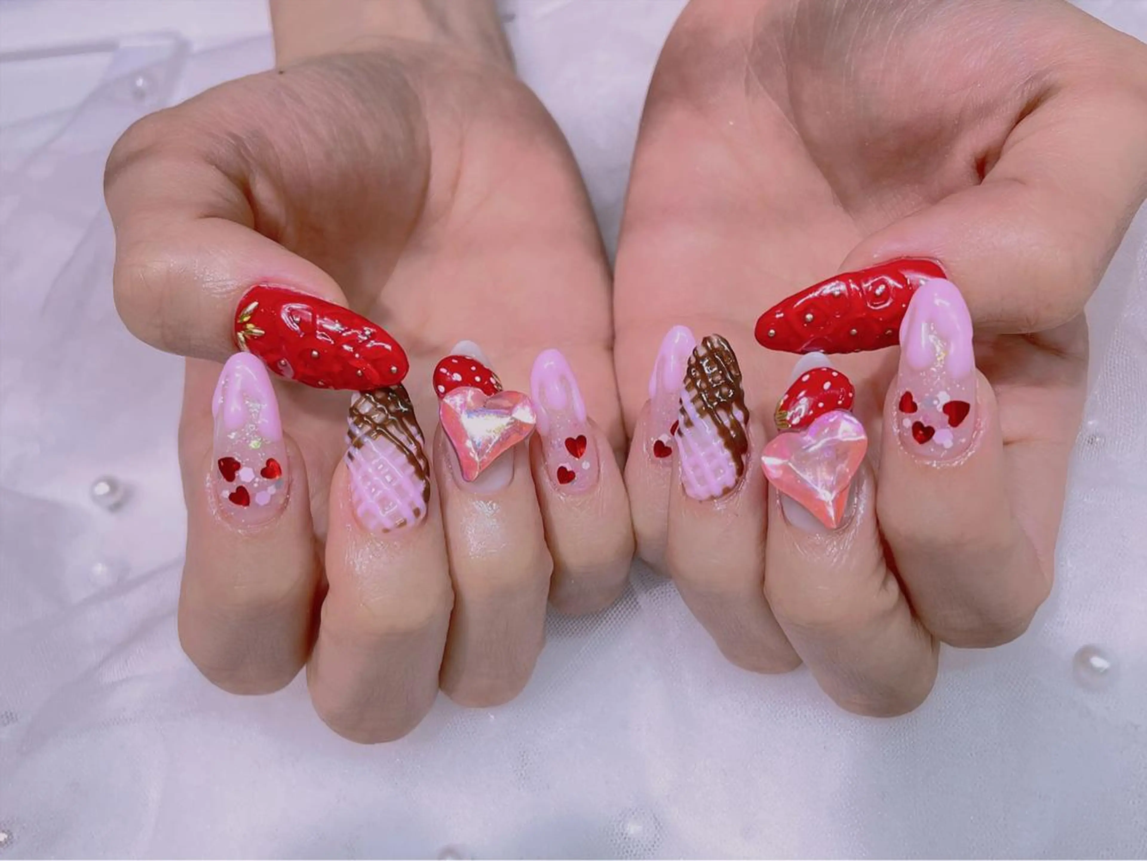 ネイル 長さだし専門店 M2　rikaのネイルデザイン