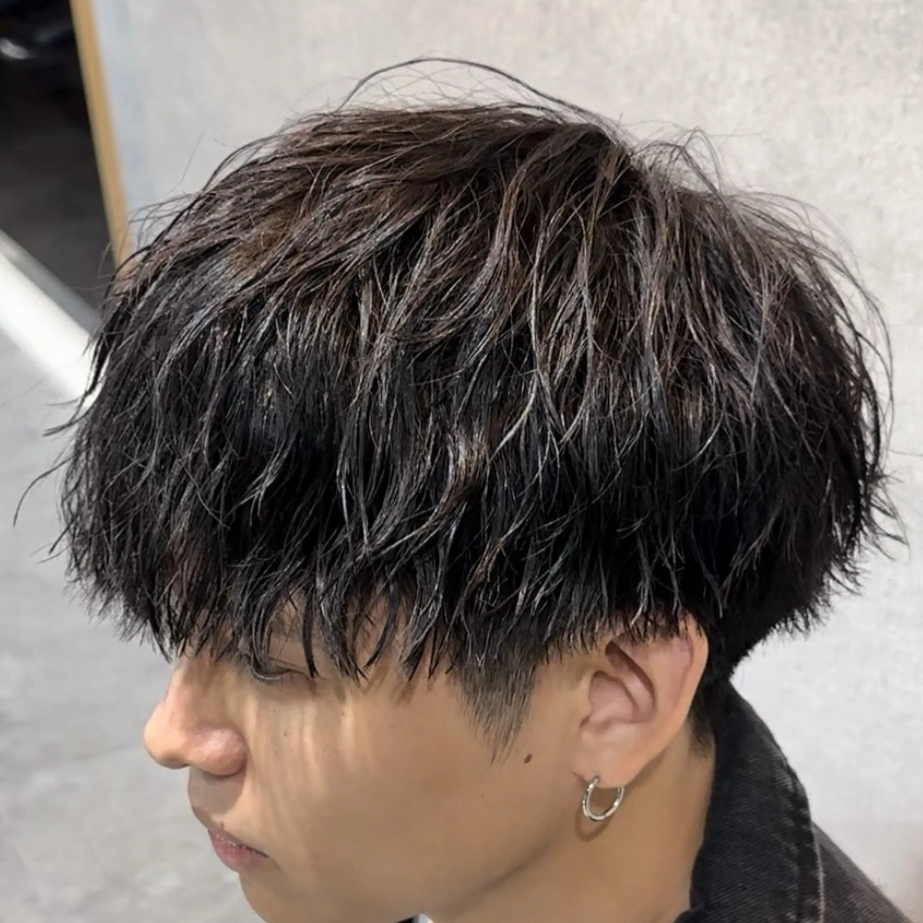 ショート カット パーマ パーマ指名率No1 メンズ特化ケイトのヘアスタイル