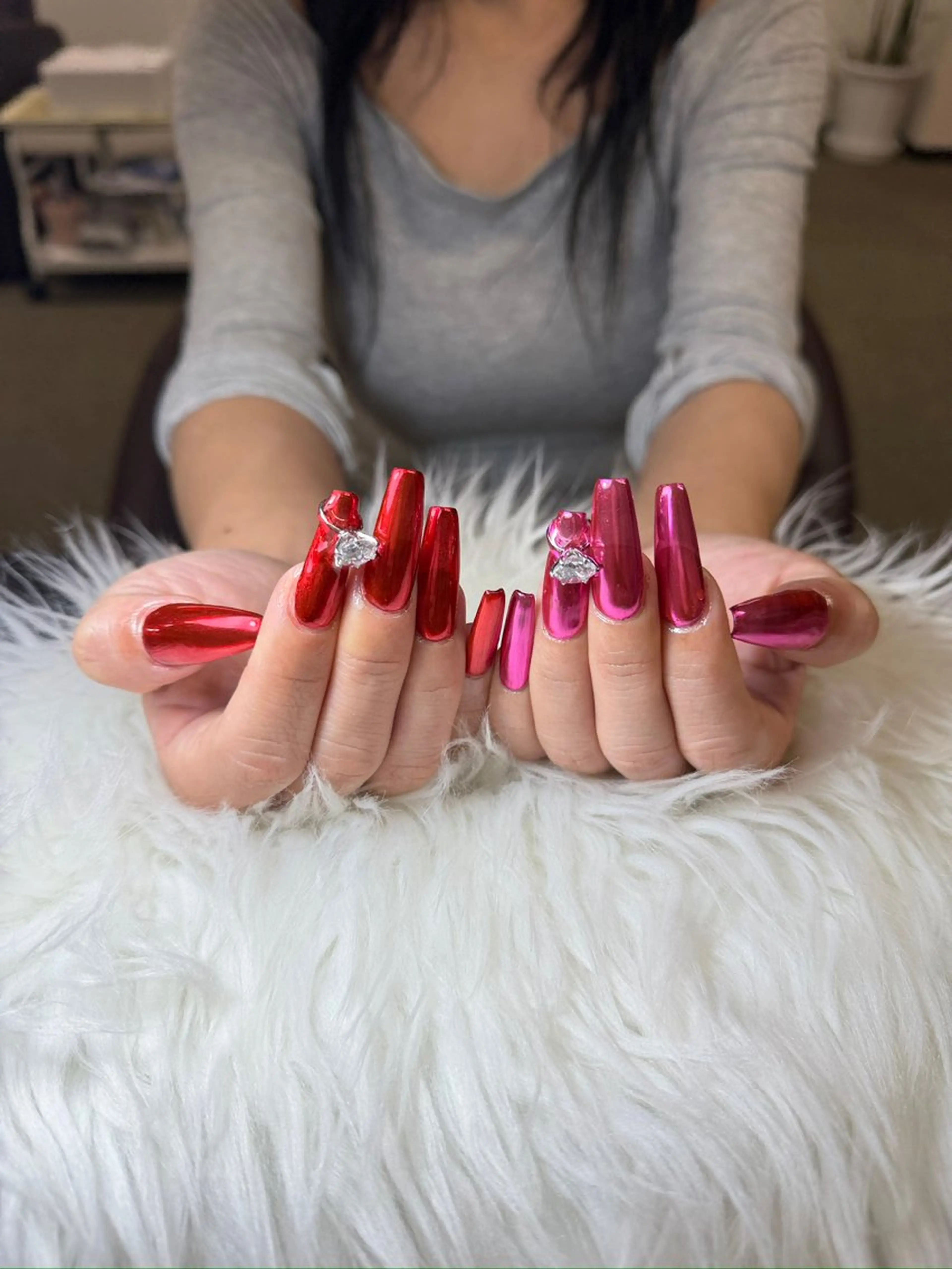 ネイル チークネイル フットネイル フレンチネイル グラデーション 韓国ネイル YUKI NAILのネイルデザイン