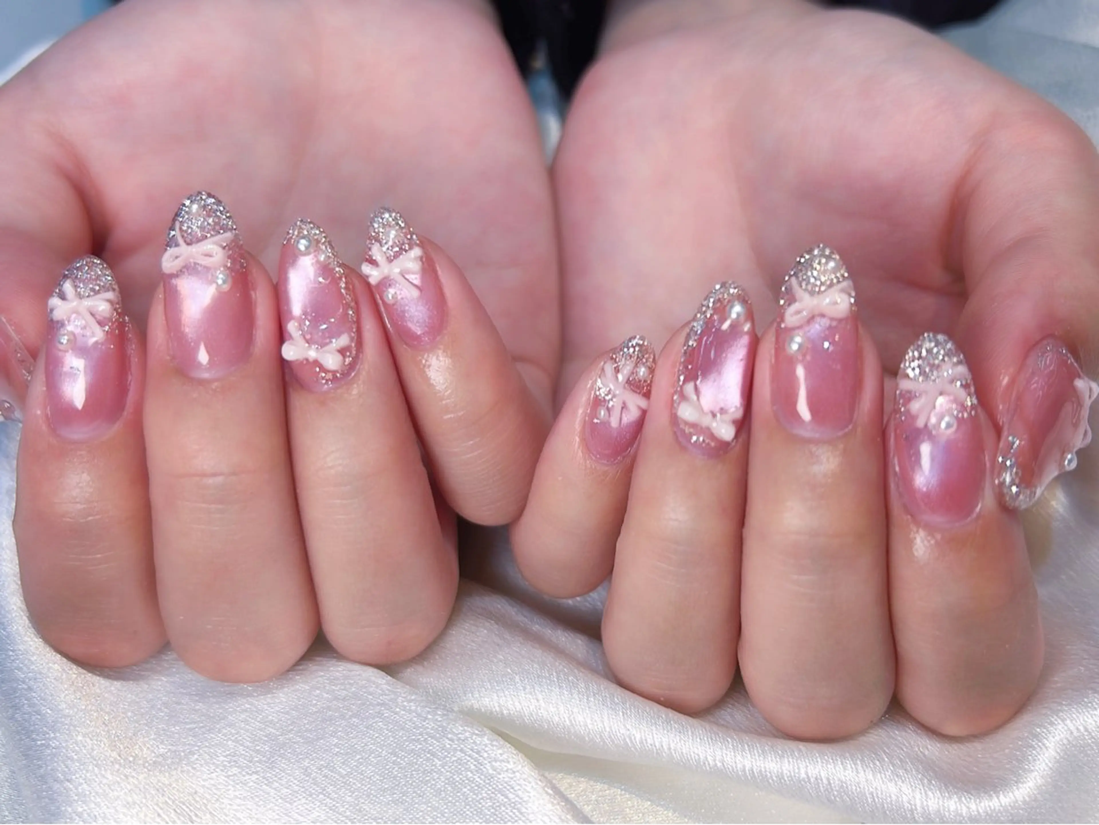 ネイル アートネイル べっ甲ネイル チークネイル 長さ出し フットネイル ハンドネイル ハンドケア ラッキーネイルサロン 西川口東口店のネイルデザイン