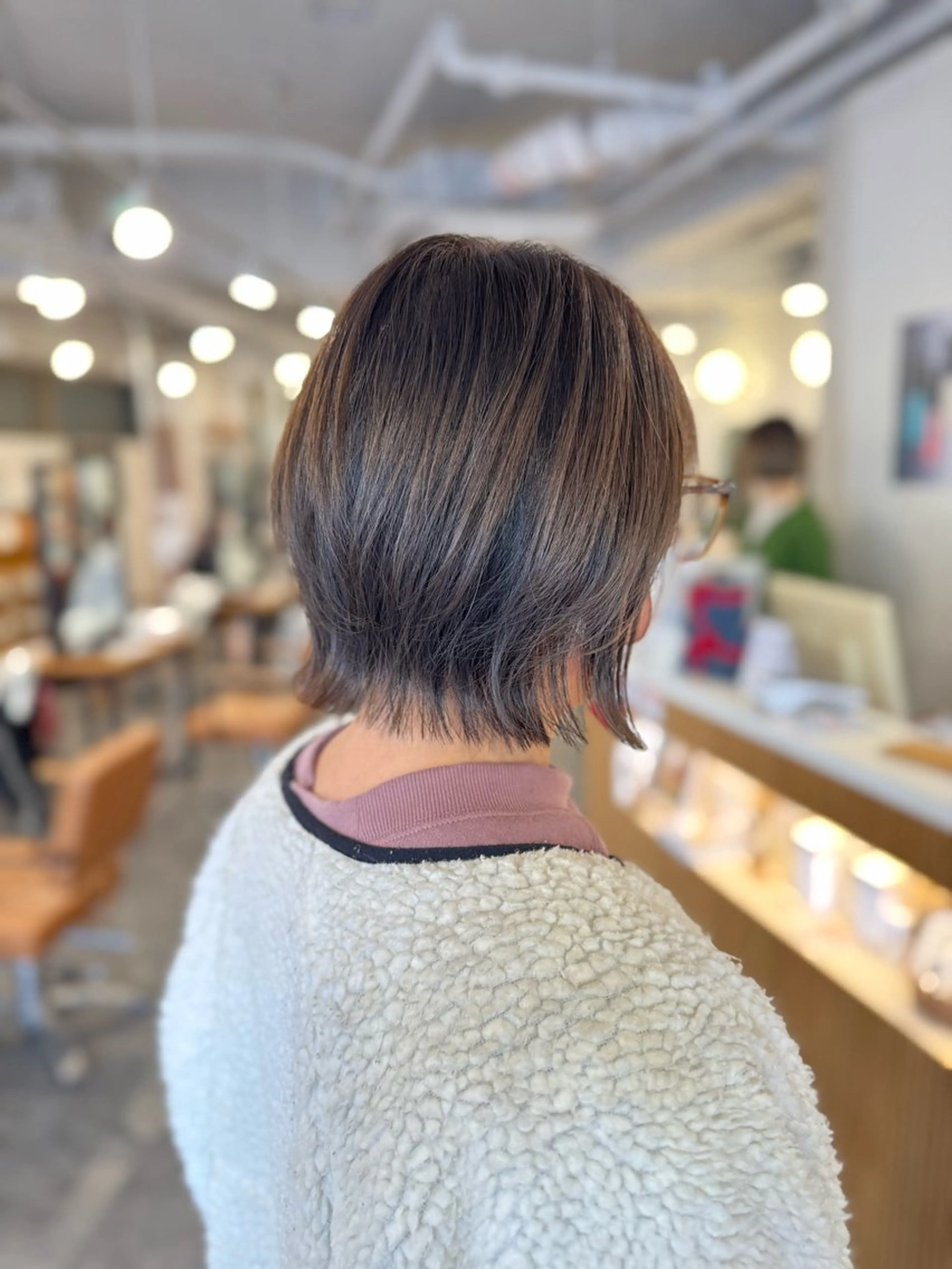 ミディアム ボブレイヤー ボブ レイヤーカット カット SHIAN 橋本 Daikiのヘアスタイル