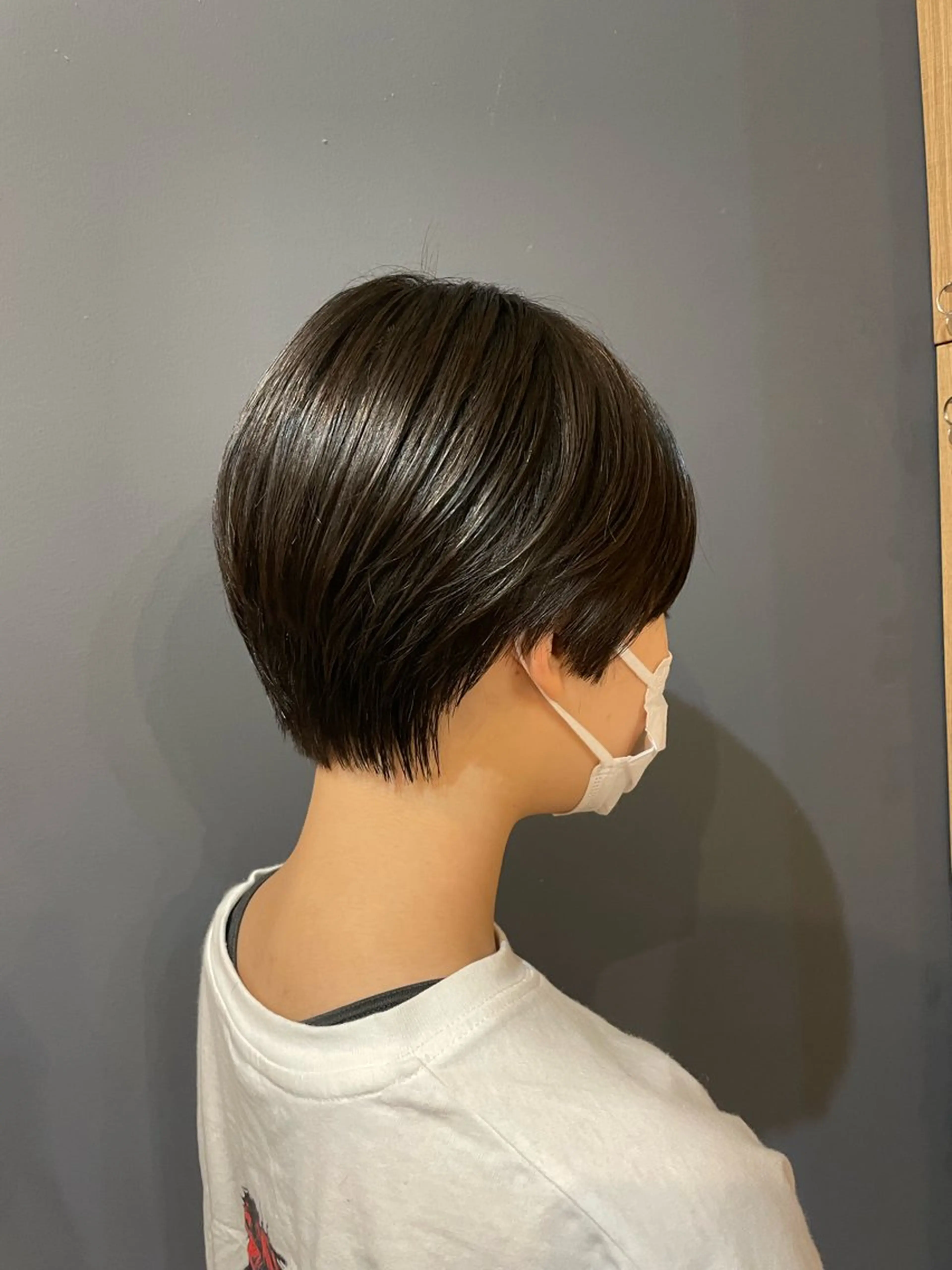 ショート ハンサムショート ショートヘア 鎌取/透明感カラー /ボブ/顔まわりのヘアスタイル