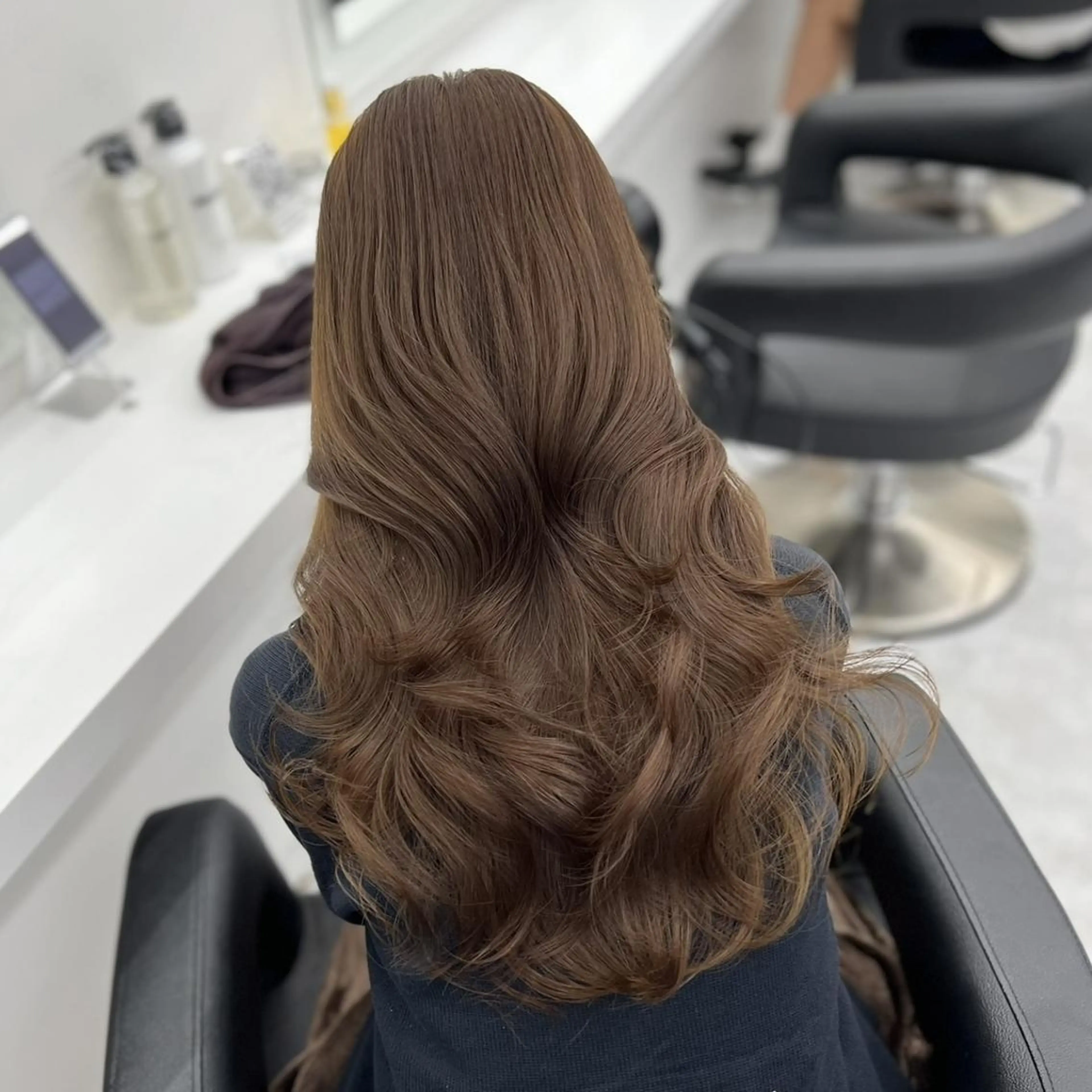 カラー うる艶🤍春のトレン ドヘア🤍上野美容室のヘアスタイル