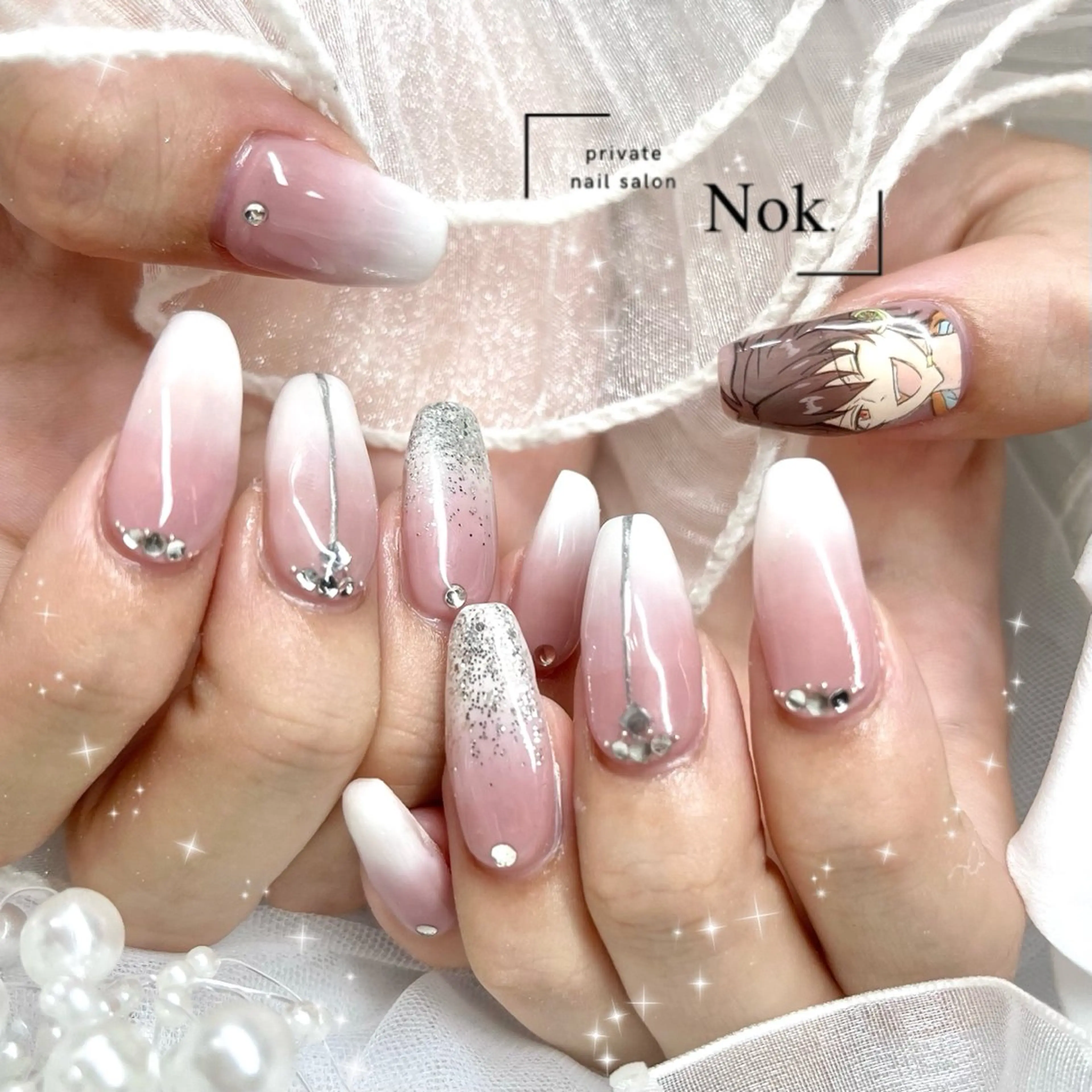 ネイル ハンドネイル 池袋痛ネイル Nok. 渡辺のネイルデザイン